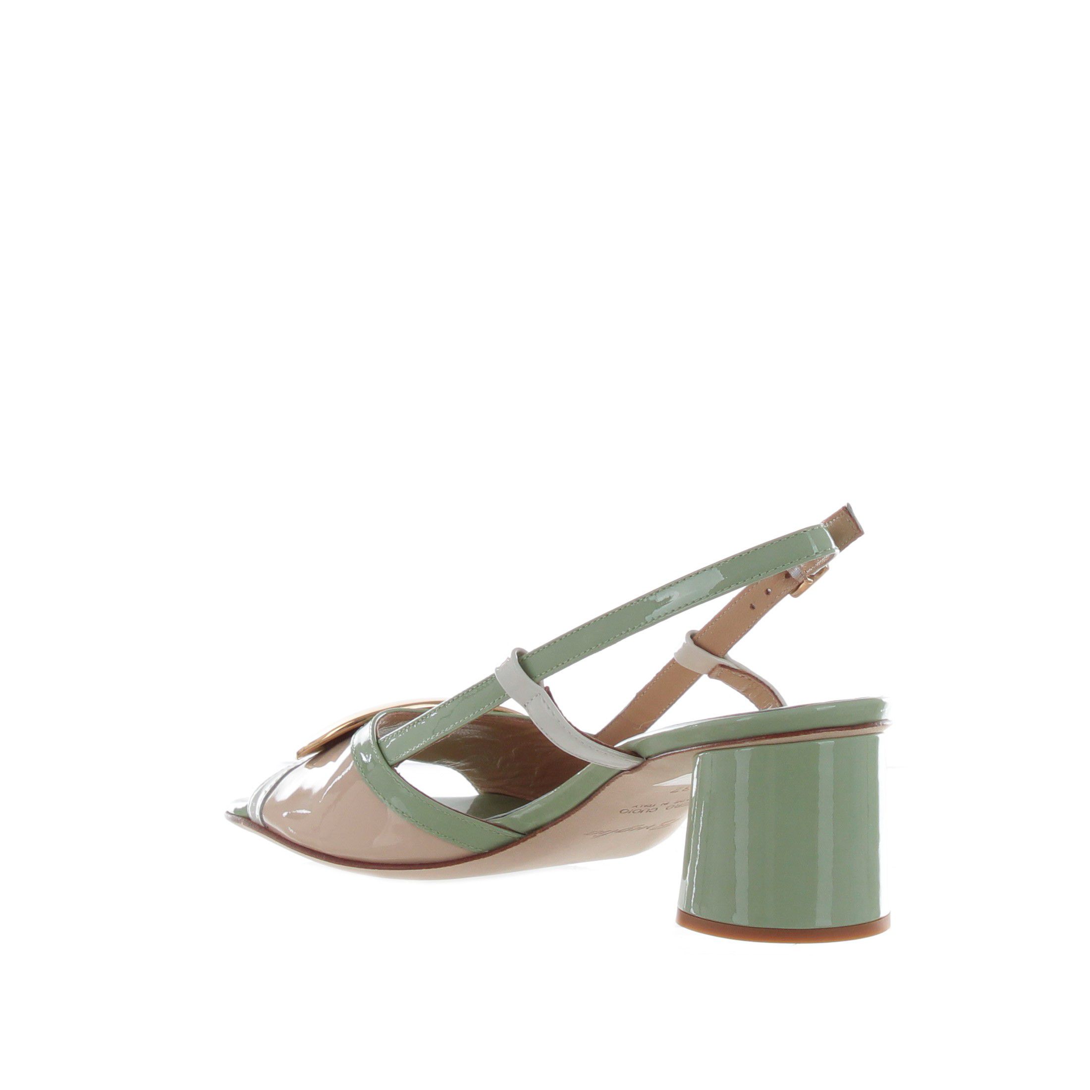 Bruglia milano slingback spuntata in vernice da donna