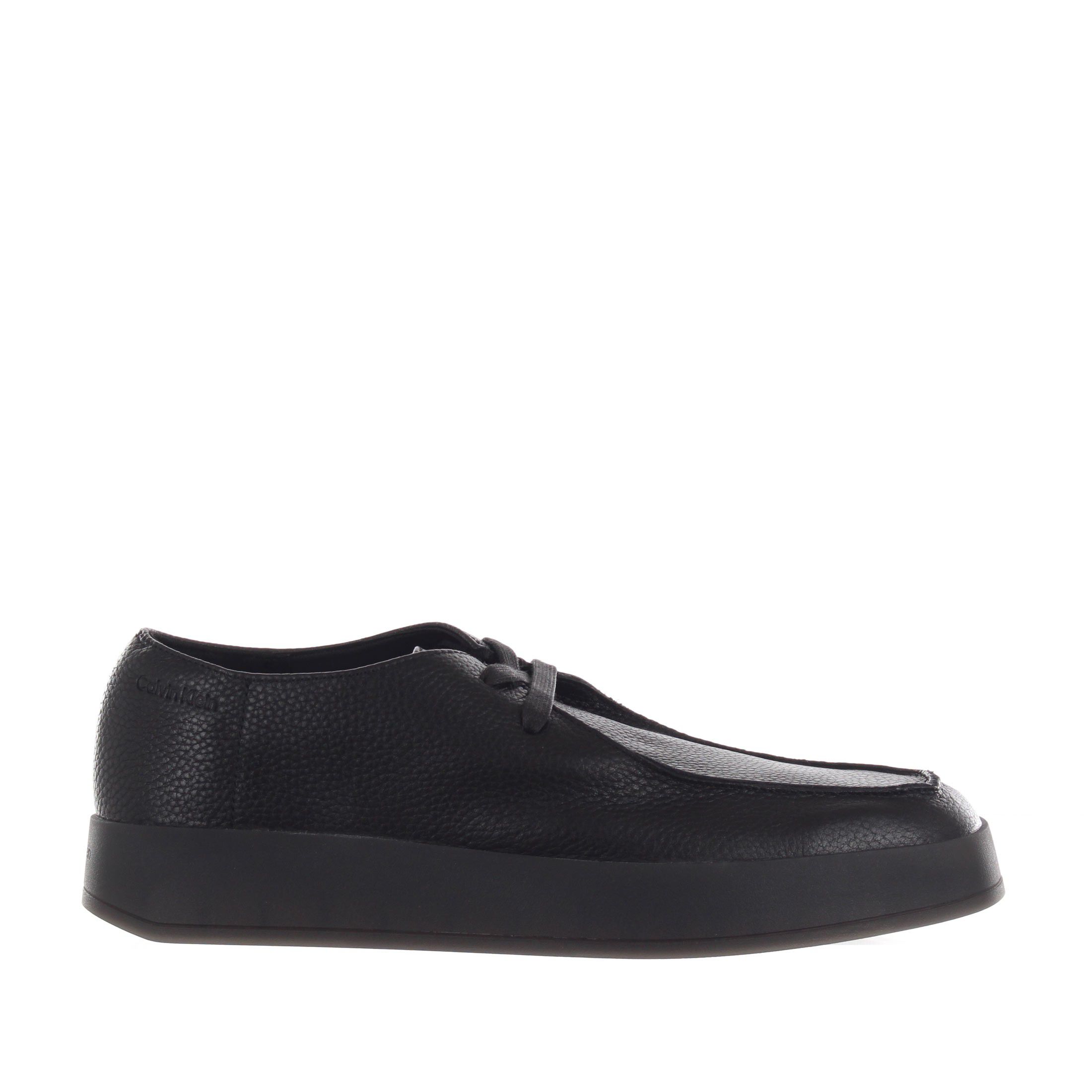 Calvin klein stringata in pelle da uomo