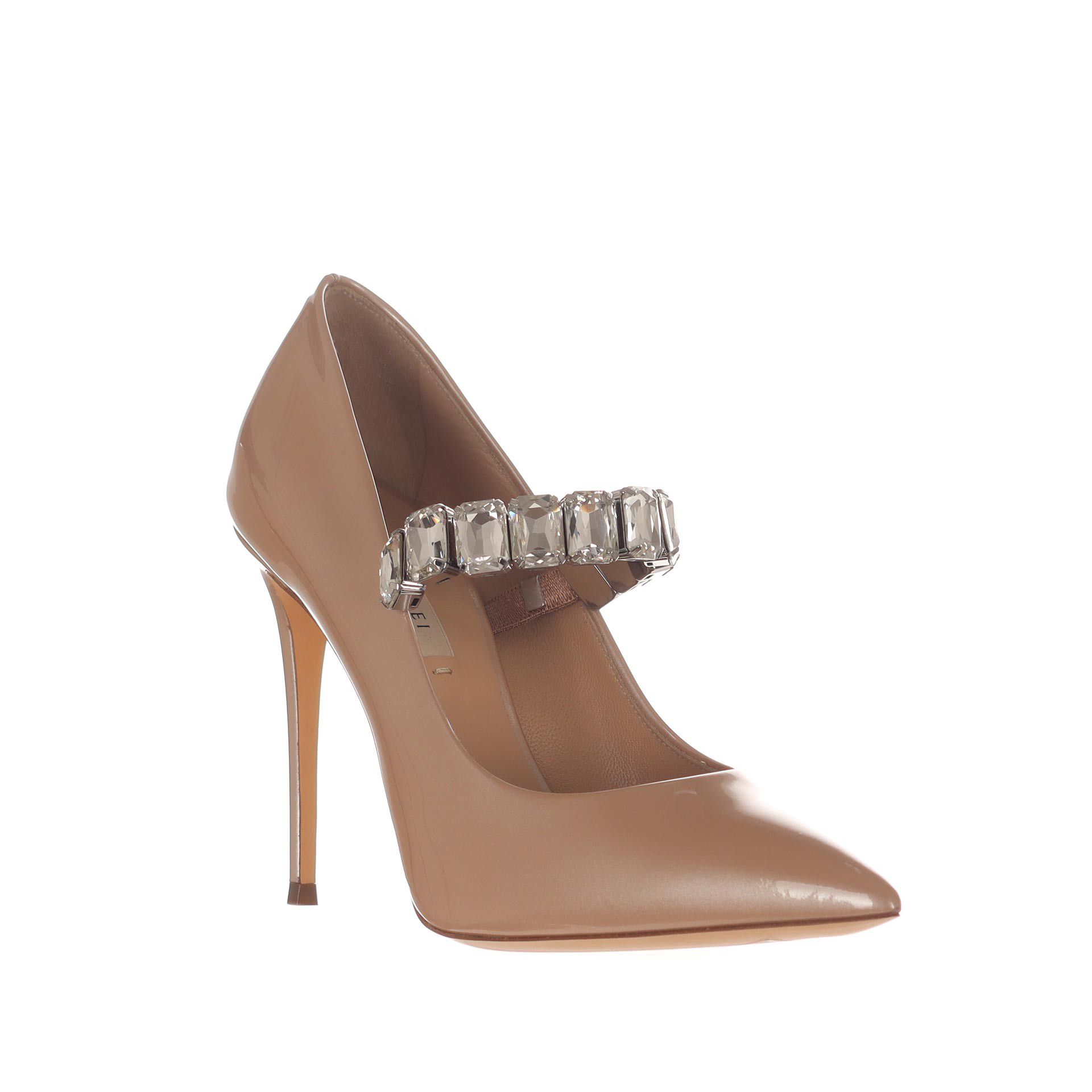 Casadei décolleté julia samurai in pelle verniciata da donna