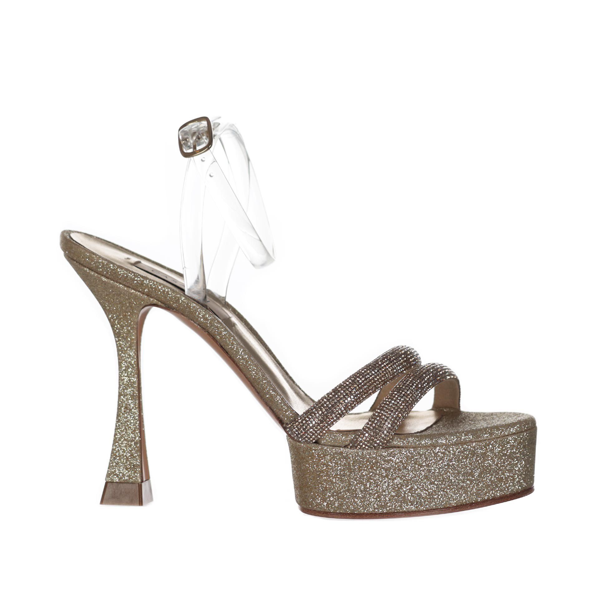 Casadei sandalo donna hollywood in glitter da donna