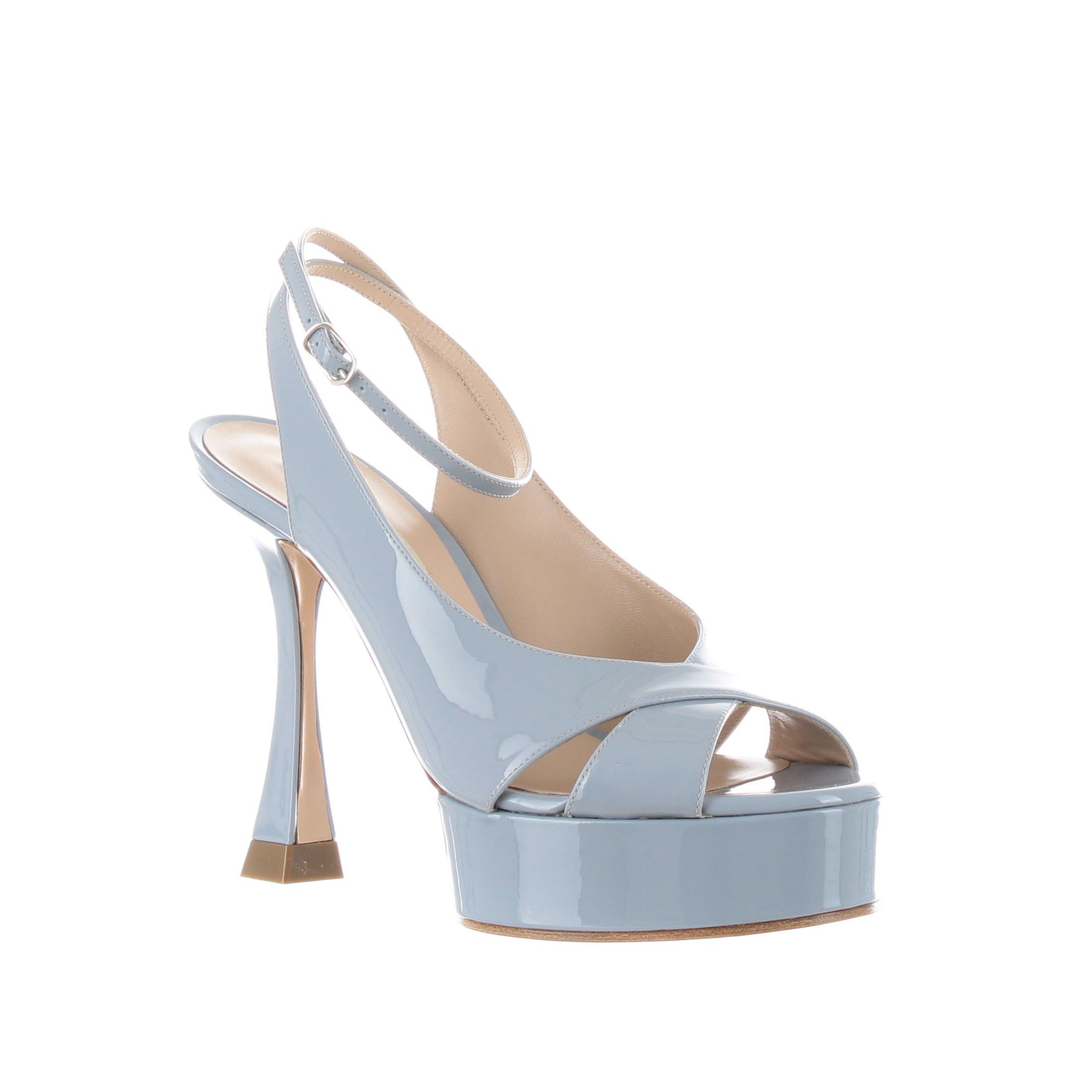 Casadei sandalo platform donna in vernice da donna