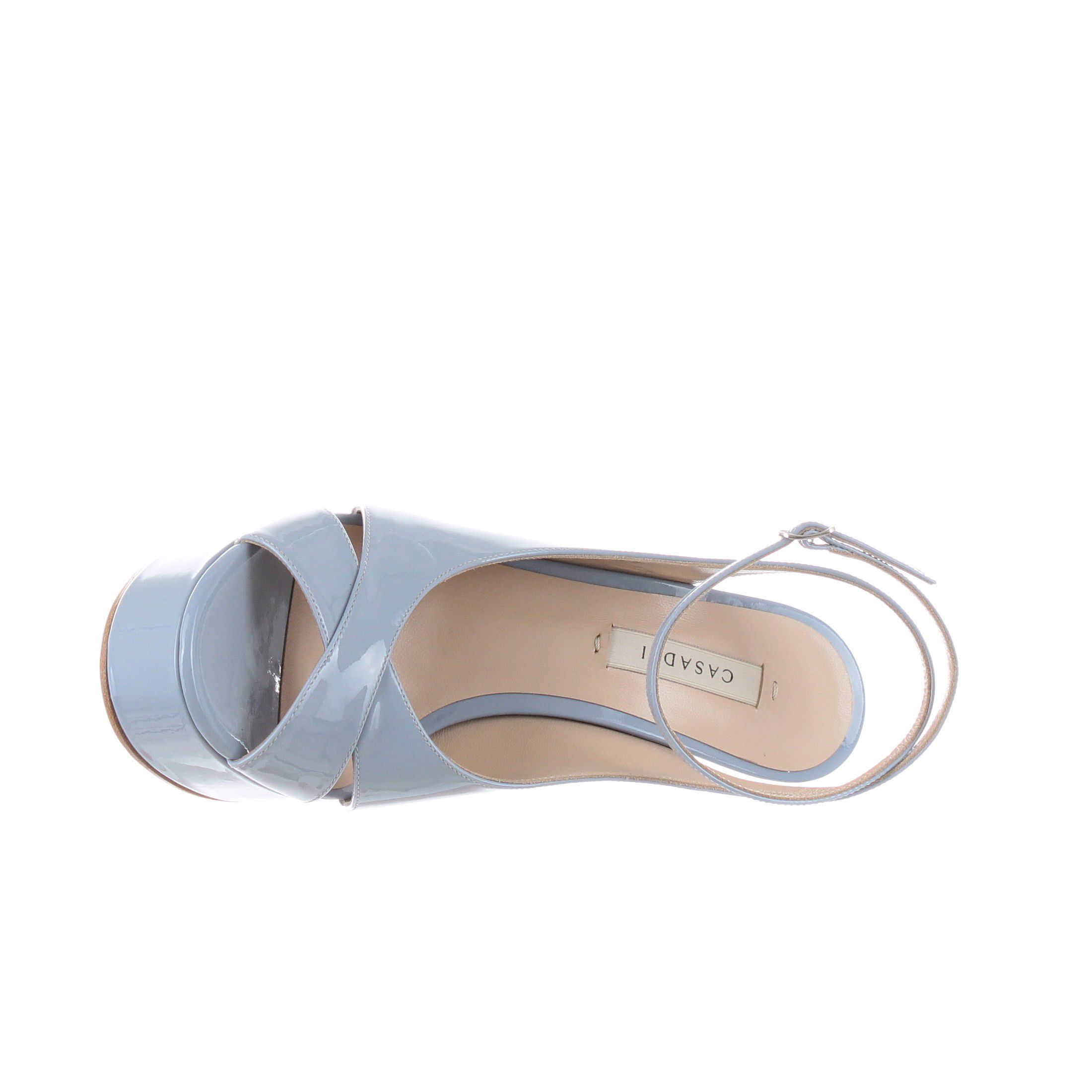 Casadei sandalo platform donna in vernice da donna