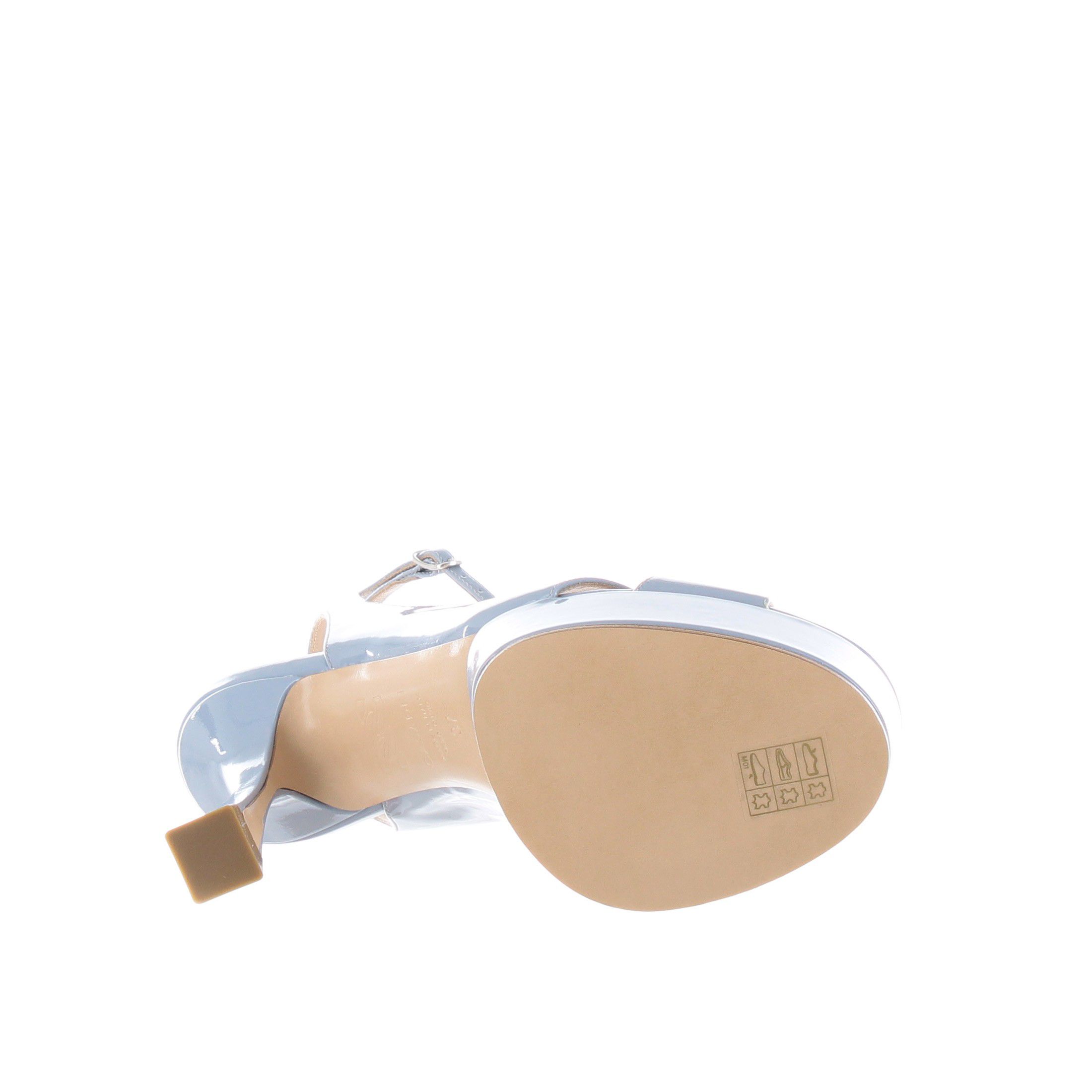 Casadei sandalo platform donna in vernice da donna