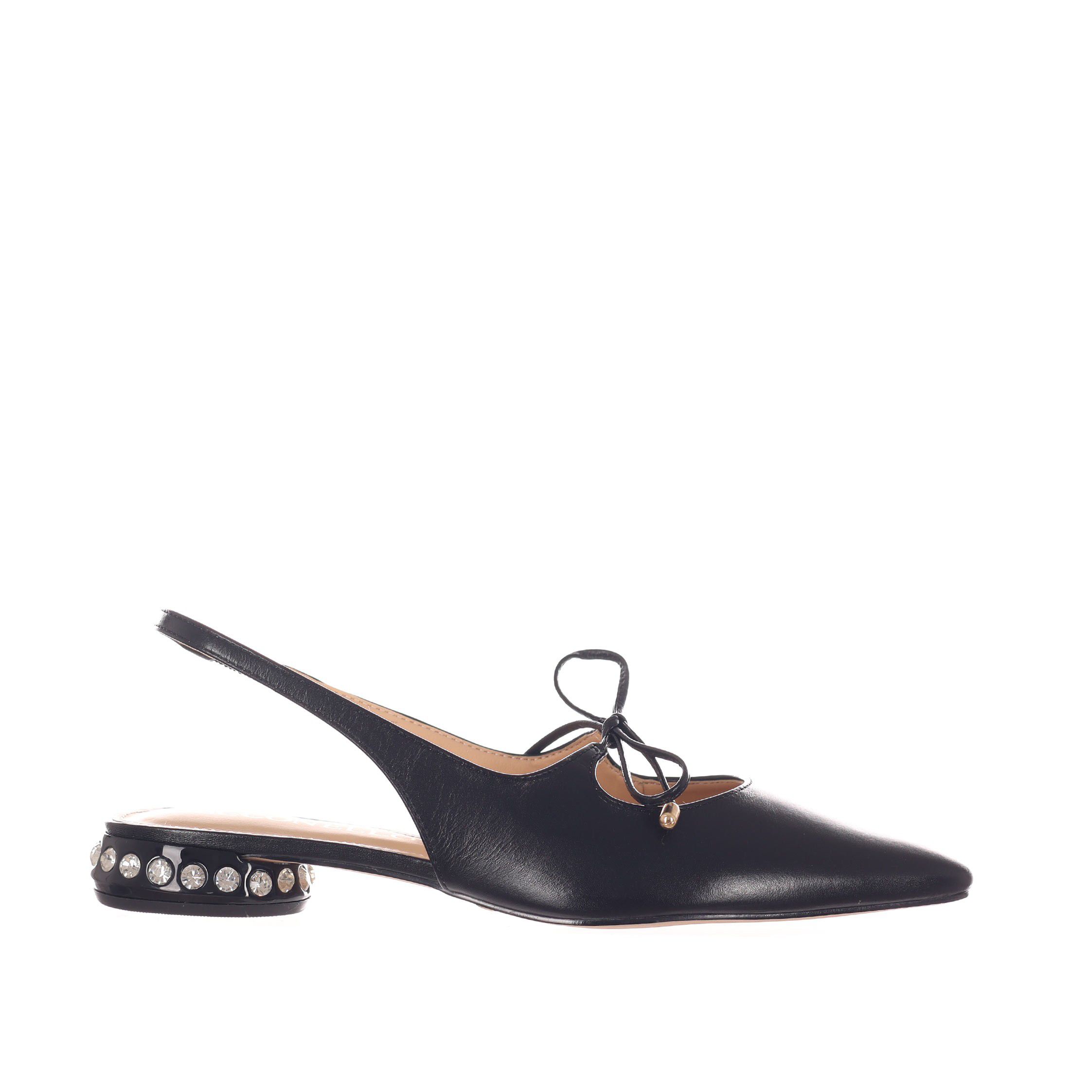 Cecconello ballerina a punta in pelle  da donna