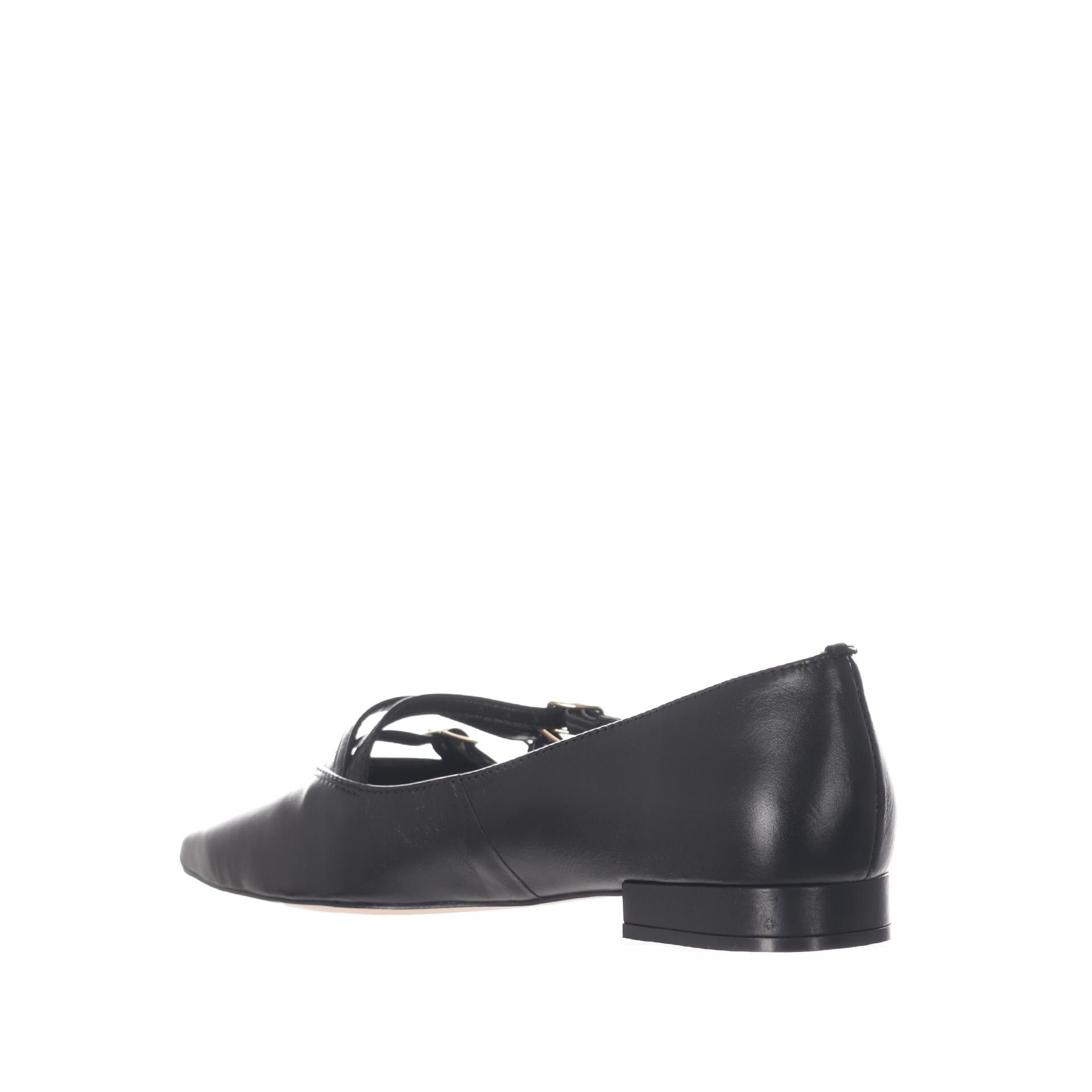 Cecconello ballerina a punta in pelle da donna