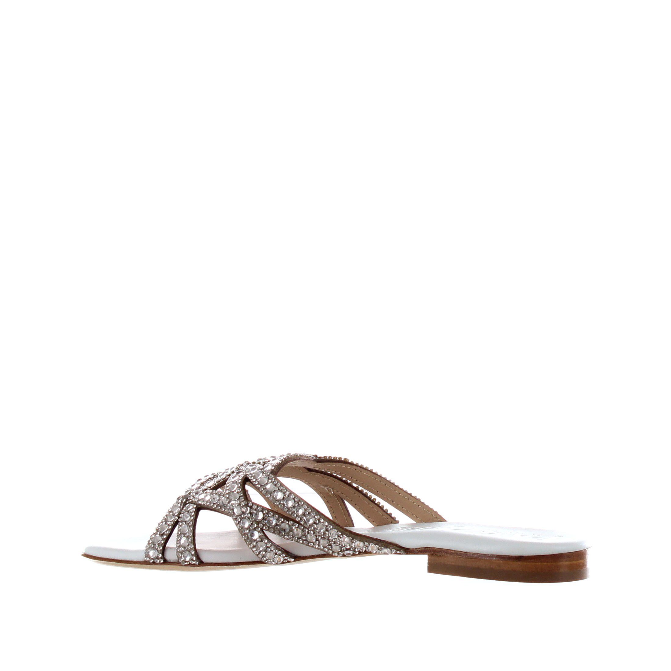 Chiara pasquini ciabattina cut out con microcristalli da donna