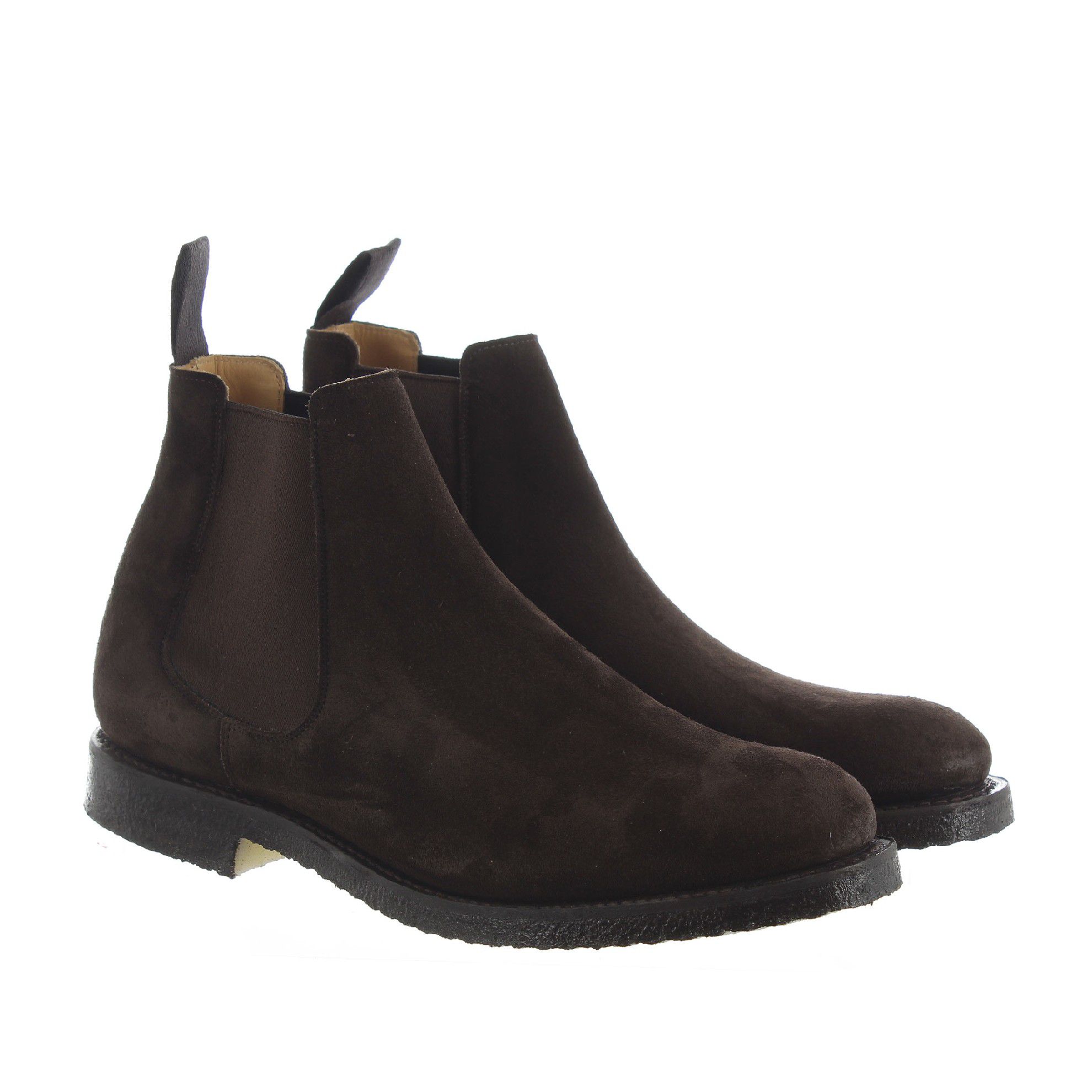 Church's stivaletto chelsea greenock in suede da uomo