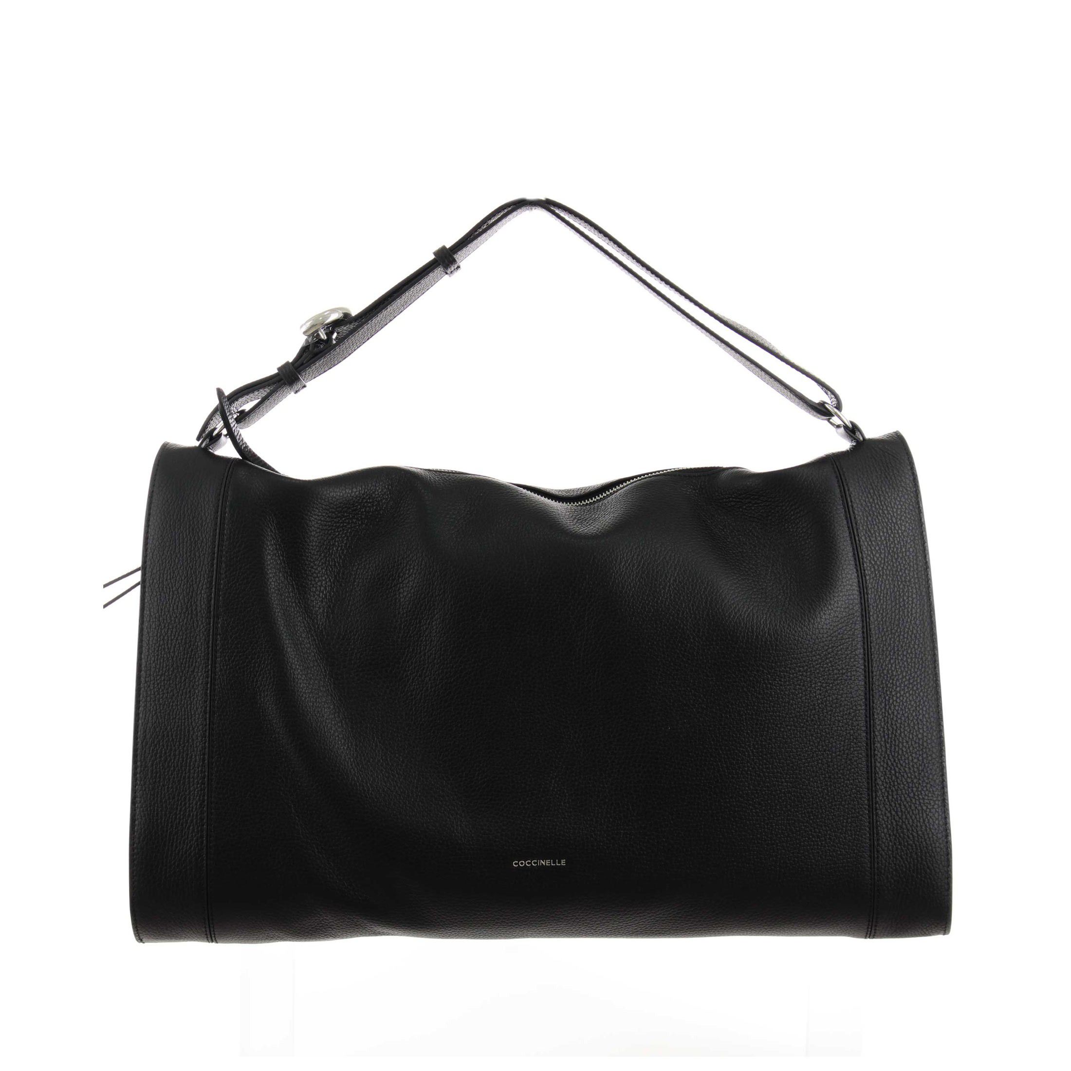 Coccinelle borsa a mano elinor in pelle con grana  da donna