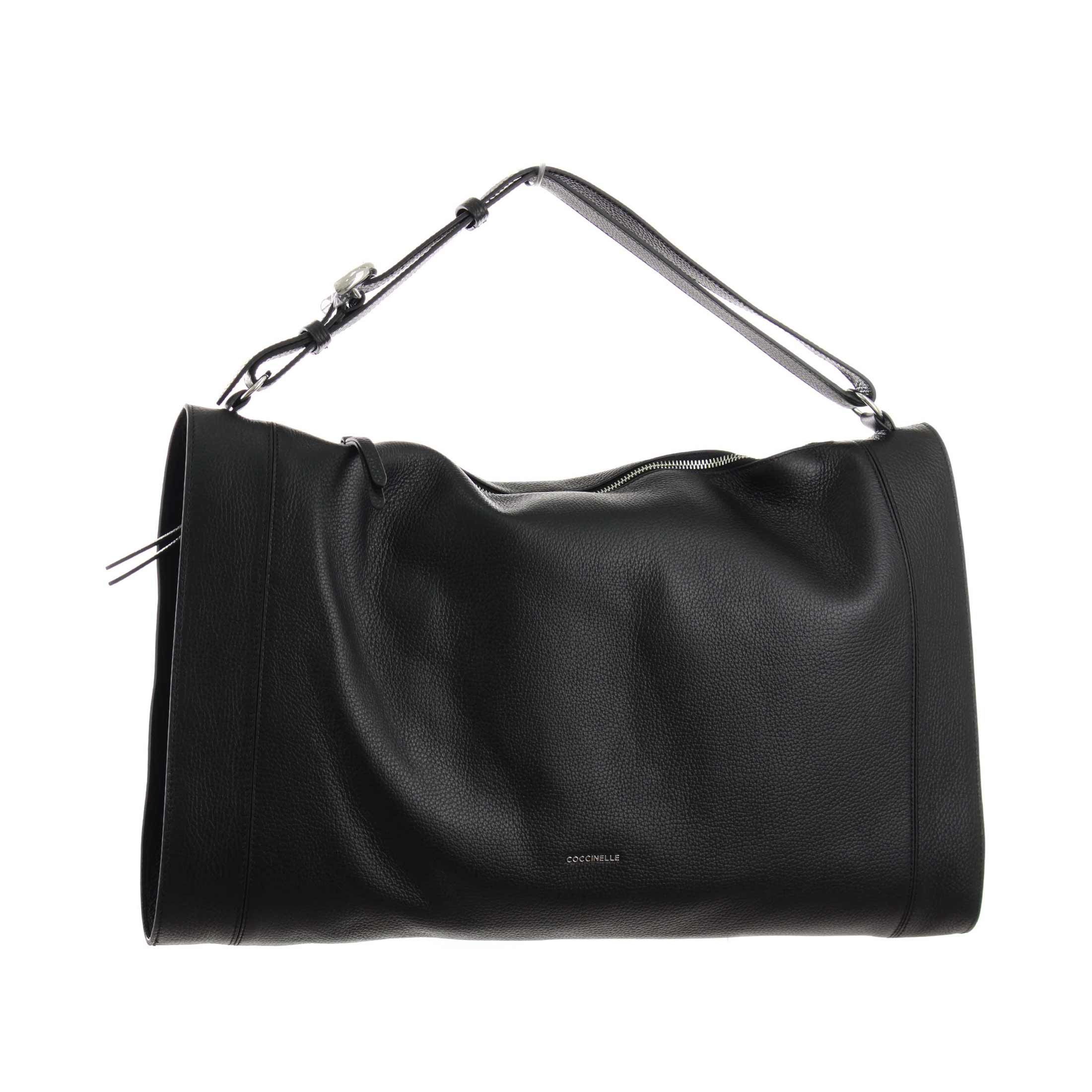 Coccinelle borsa a mano elinor in pelle con grana  da donna