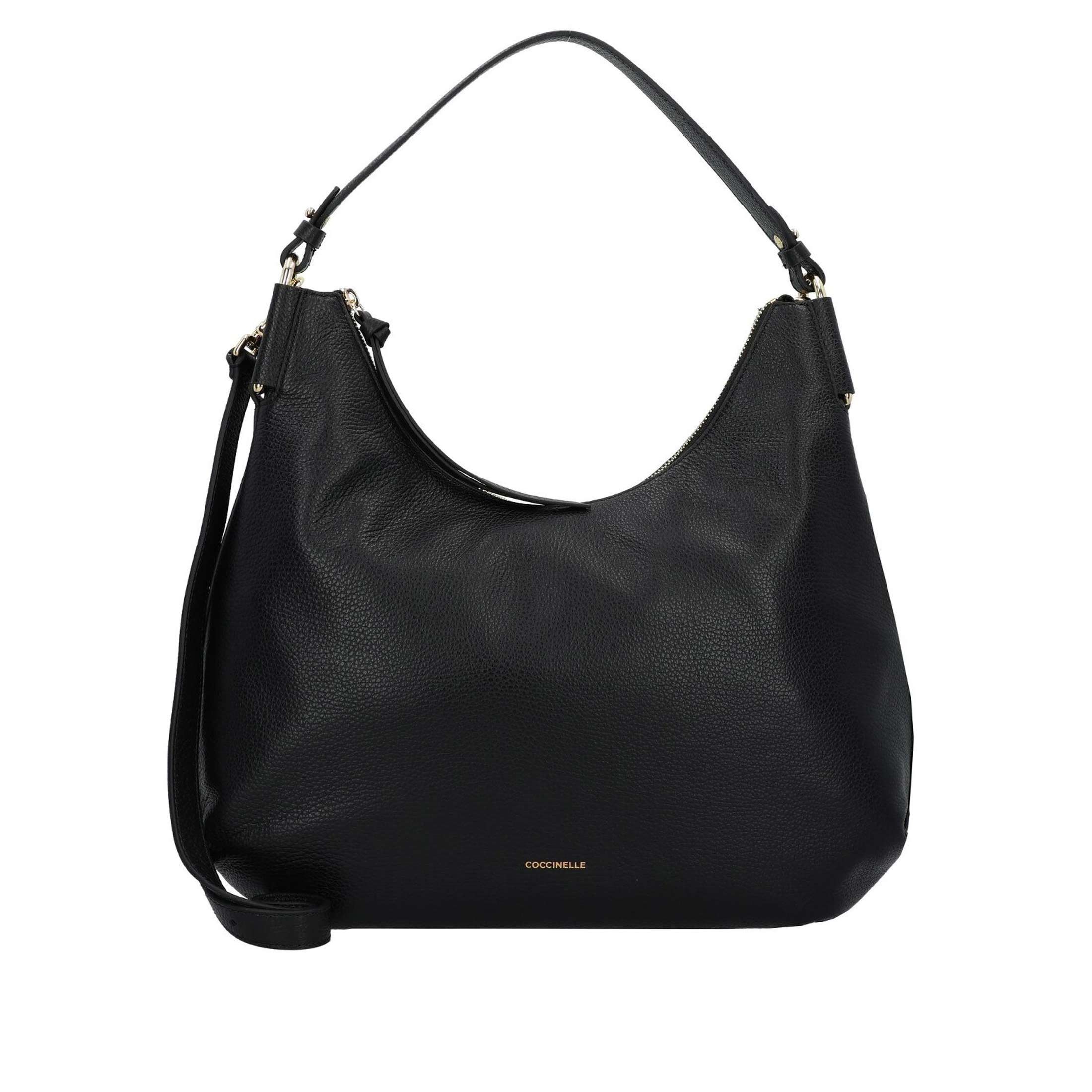 Coccinelle borsa a mano rebekka in pelle  con grana da donna
