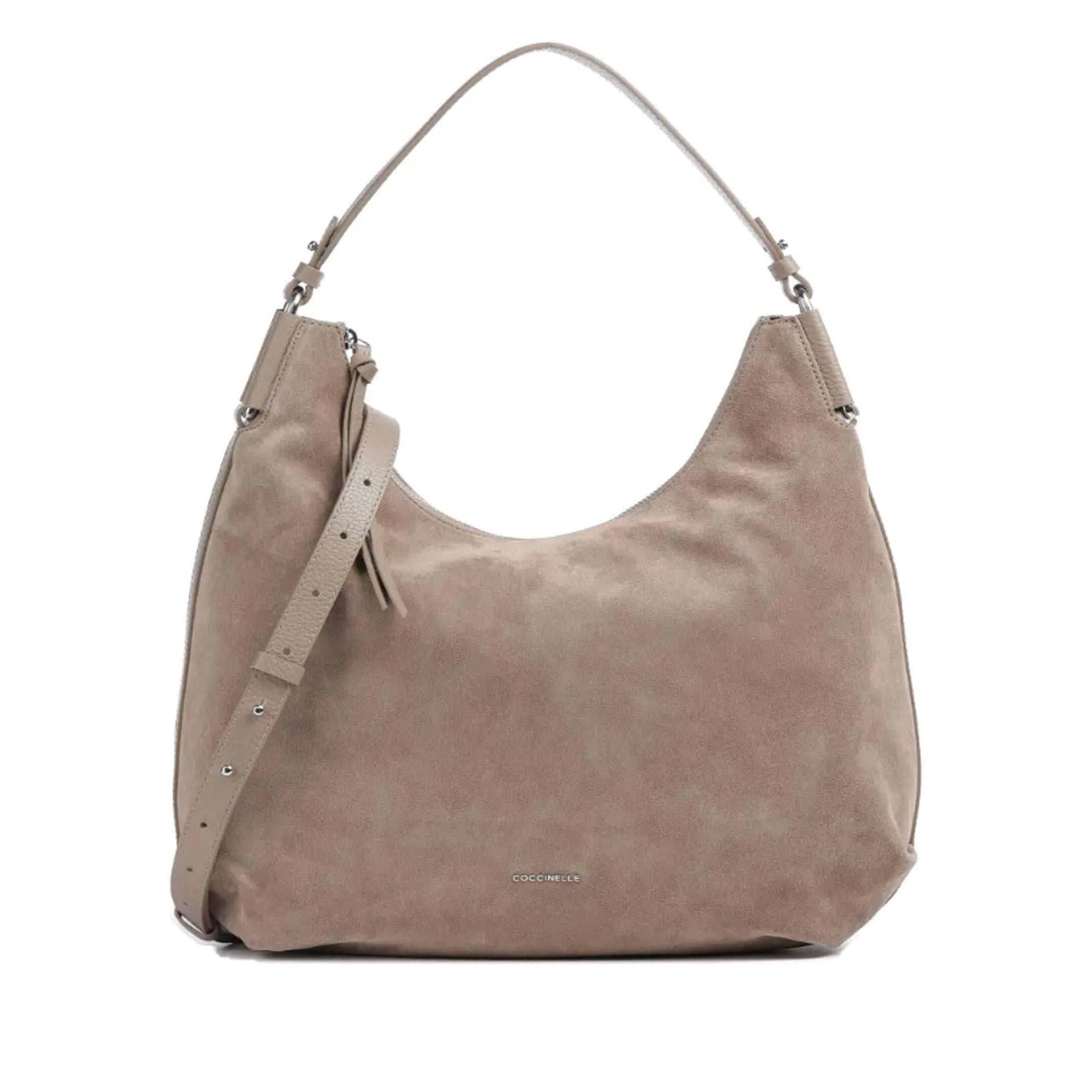 Coccinelle borsa a mano rebekka in suede  da donna