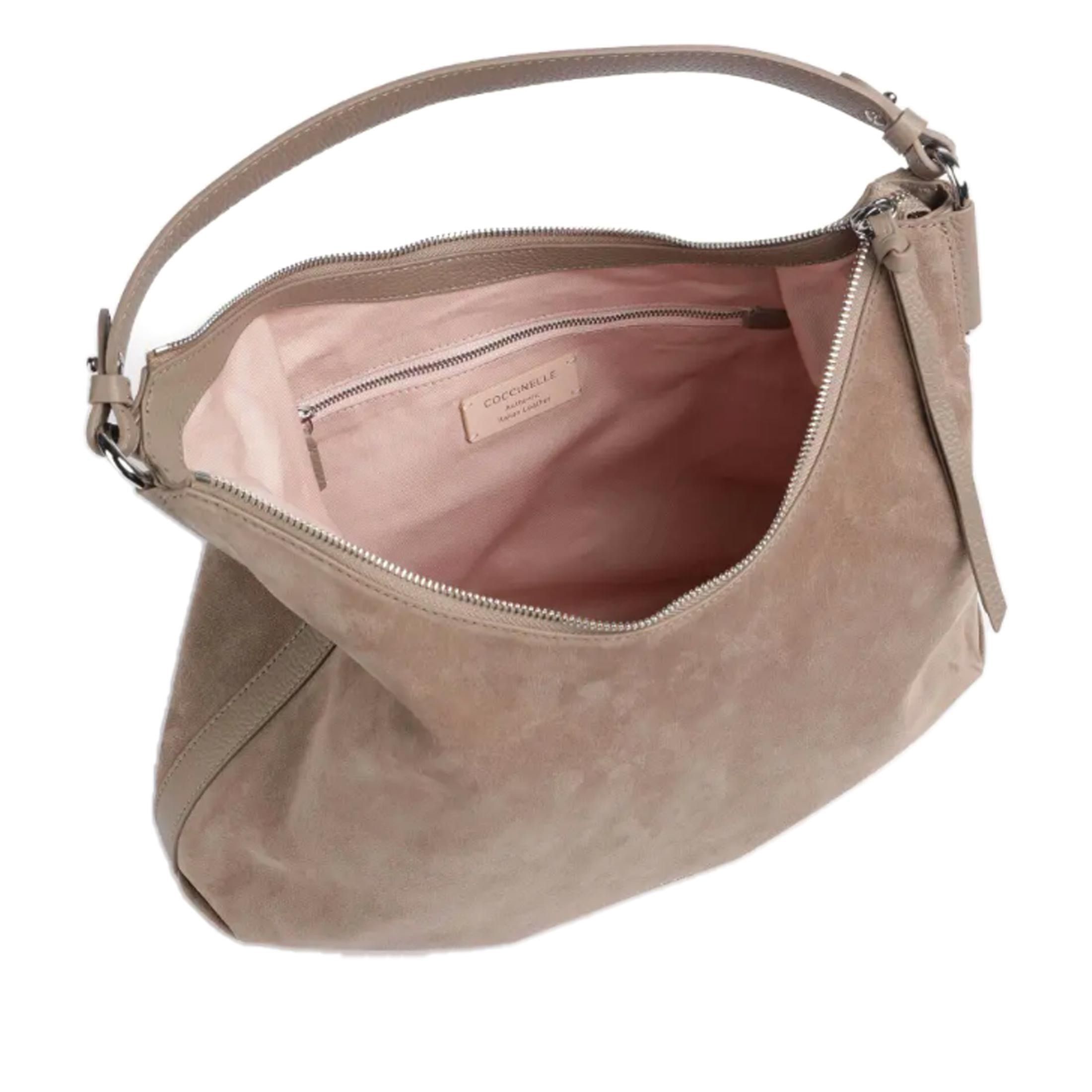 Coccinelle borsa a mano rebekka in suede  da donna