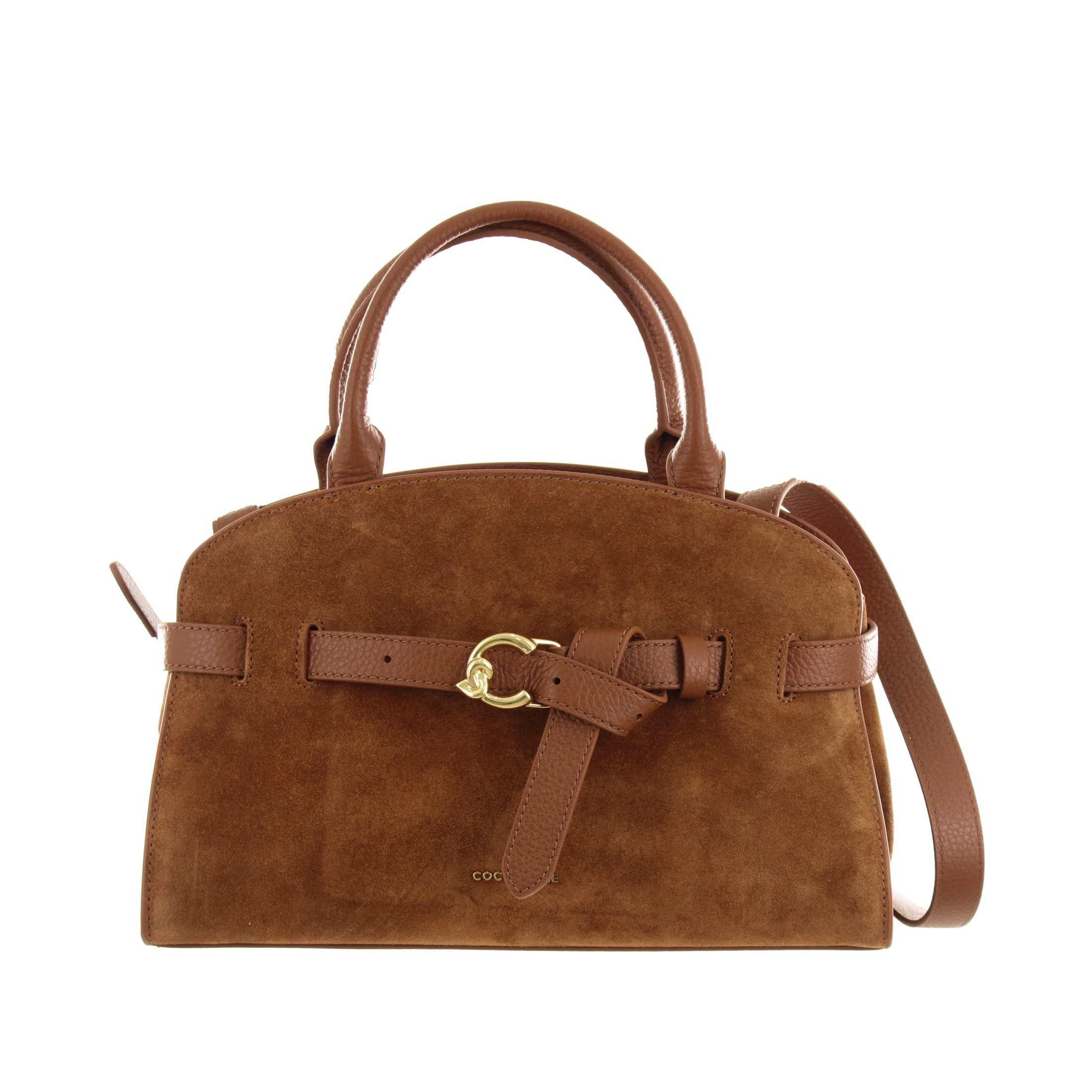 Coccinelle borsa a mano sabine small in camoscio da donna