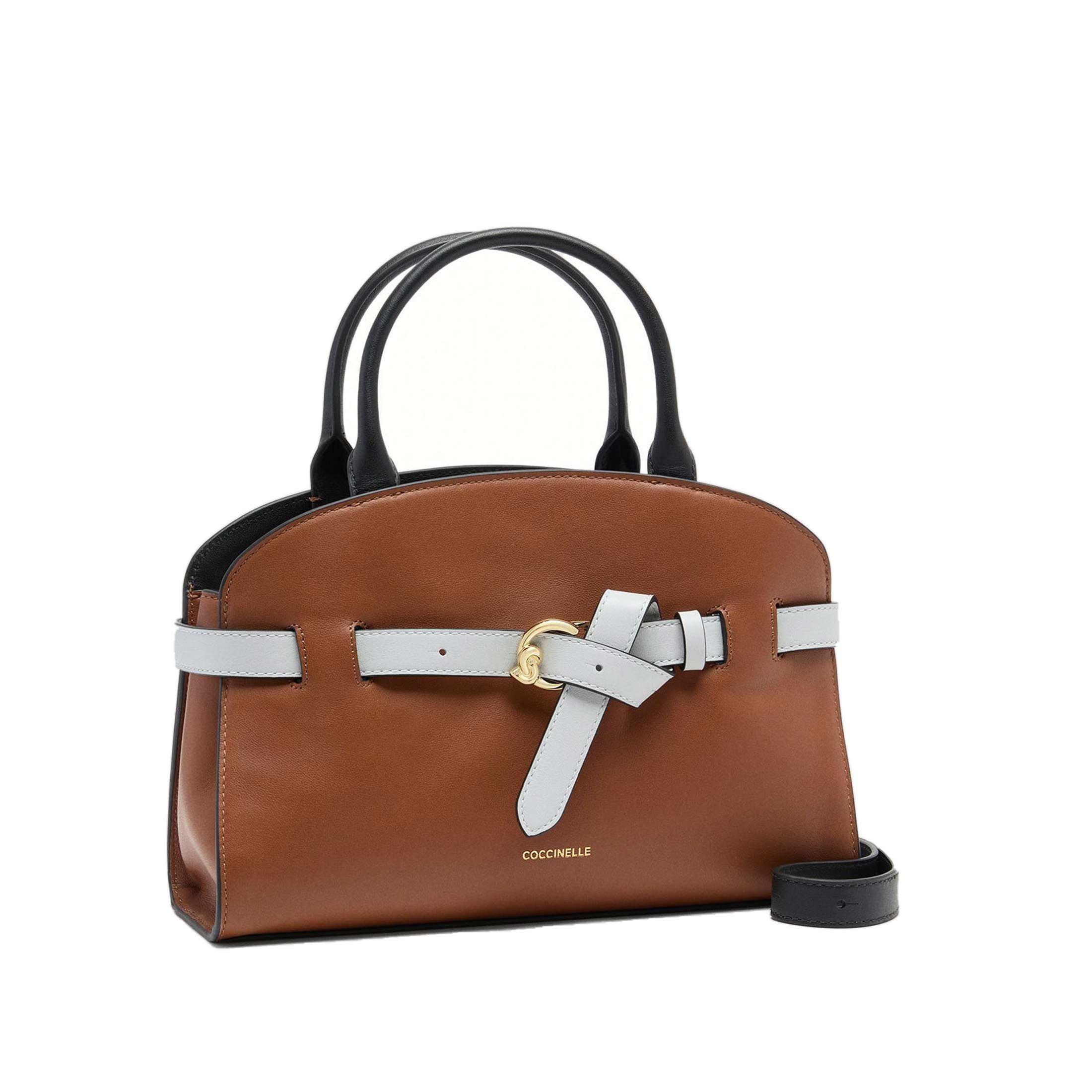 Coccinelle borsa a mano sabine small in pelle liscia da donna