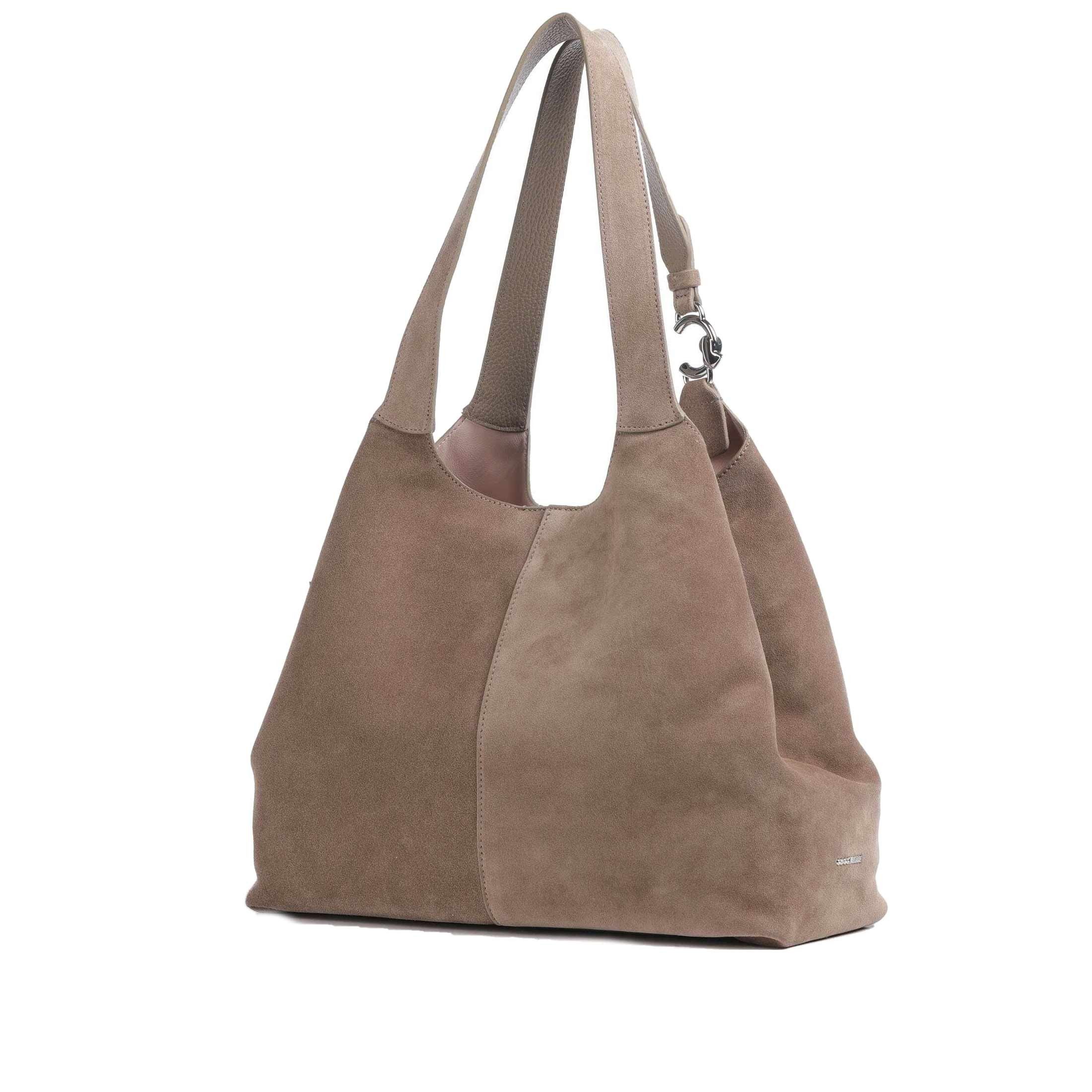 Coccinelle borsa a spalla c-easy in camoscio da donna