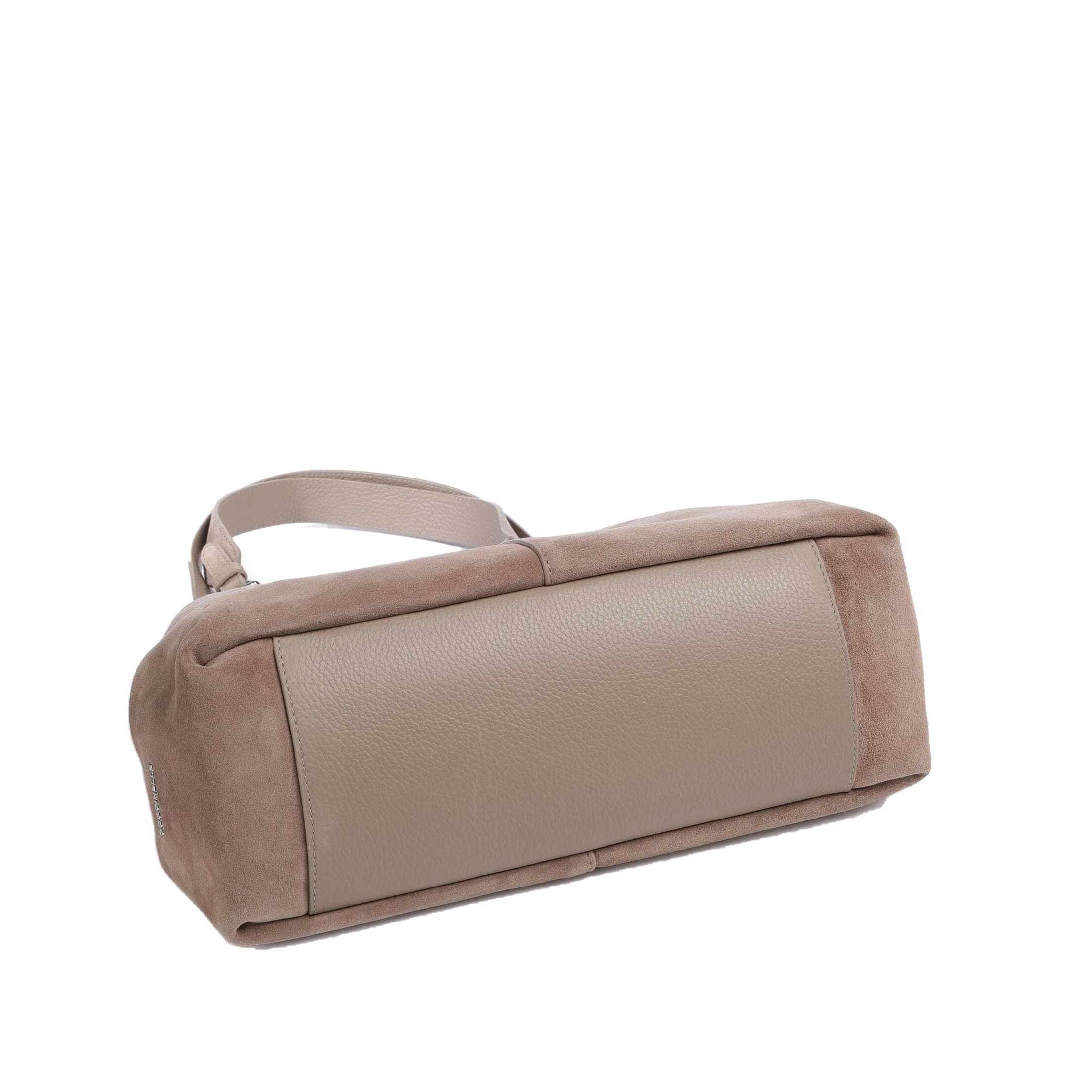 Coccinelle borsa a spalla c-easy in camoscio da donna