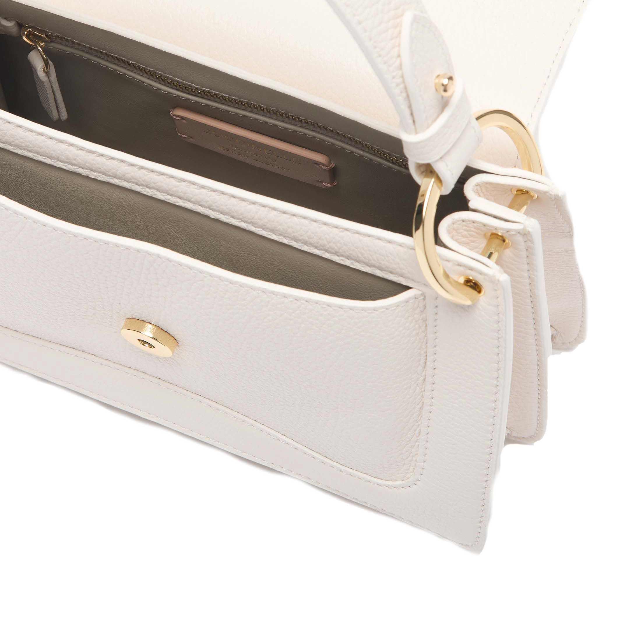Coccinelle handbag c-me small in pelle con grana da donna