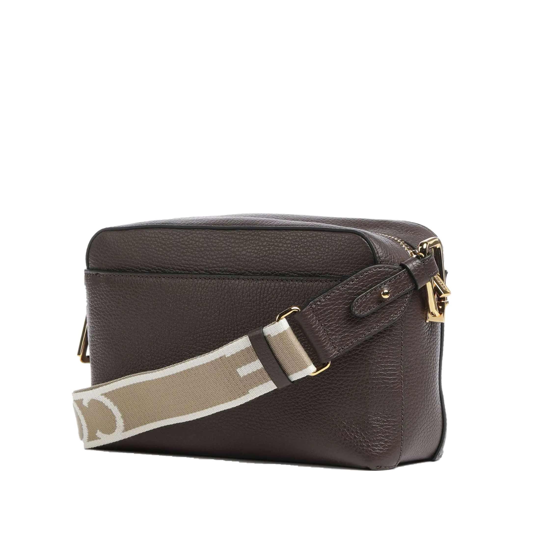 Coccinelle liya medium in pelle con tracolla a nastro da donna