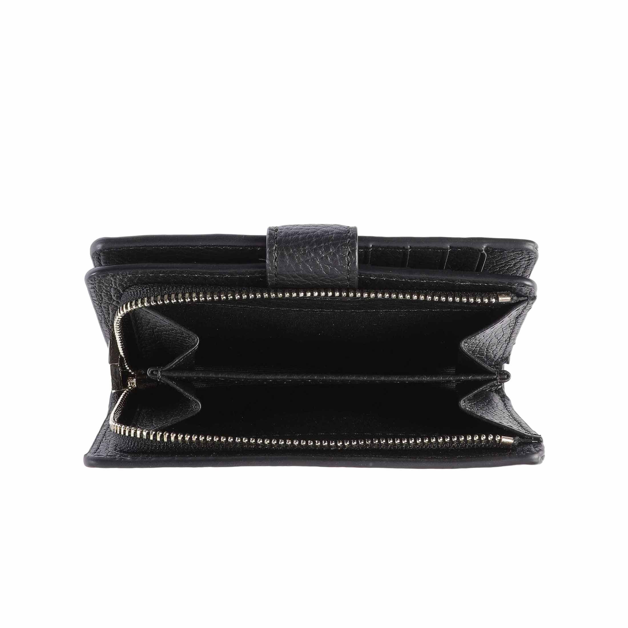 Coccinelle portafoglio metallic soft medium da donna