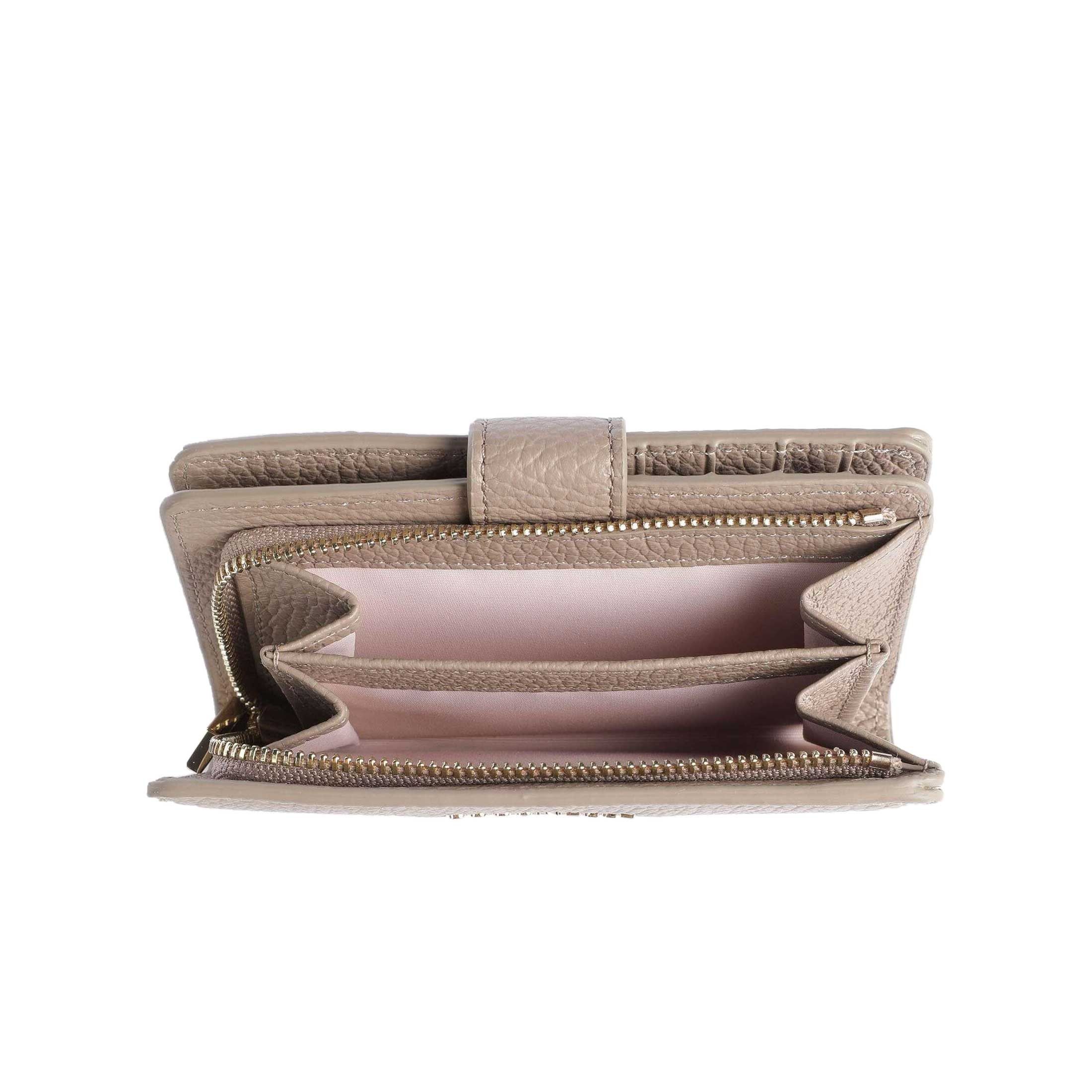 Coccinelle portafoglio metallic soft medium da donna