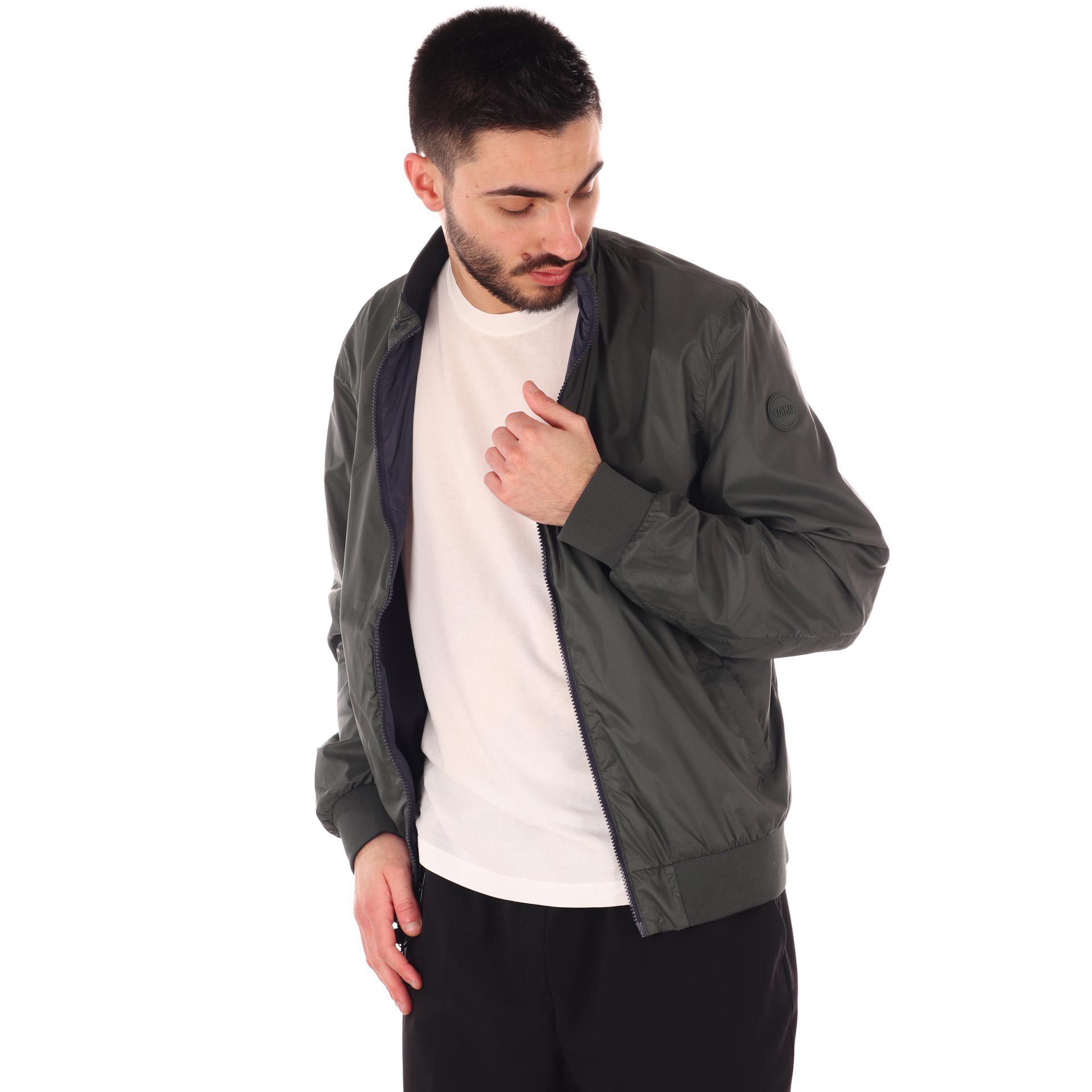 Colmar bomber reversibile bicolore senza cappuccio da uomo