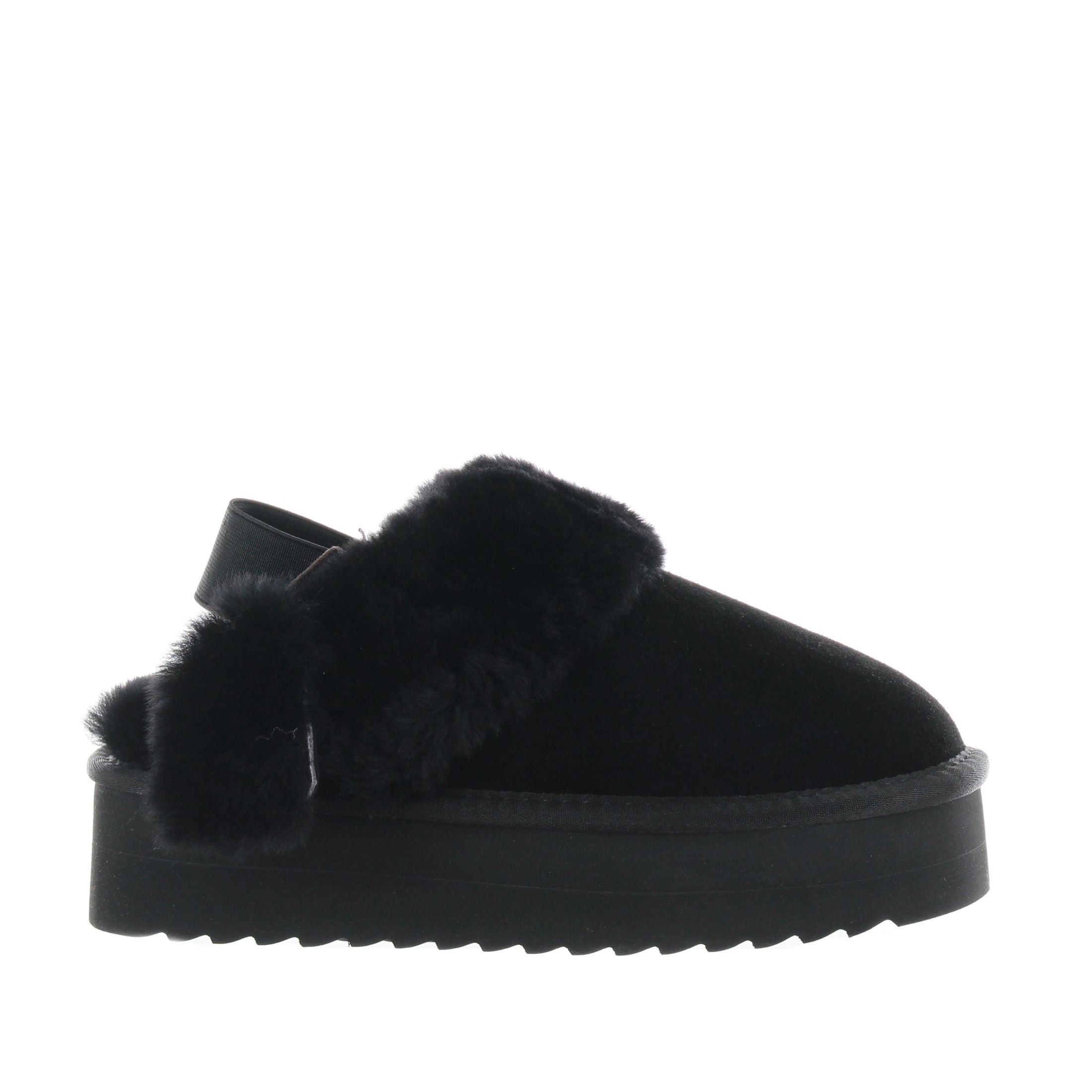 Colors of california sabot platform in camoscio da donna