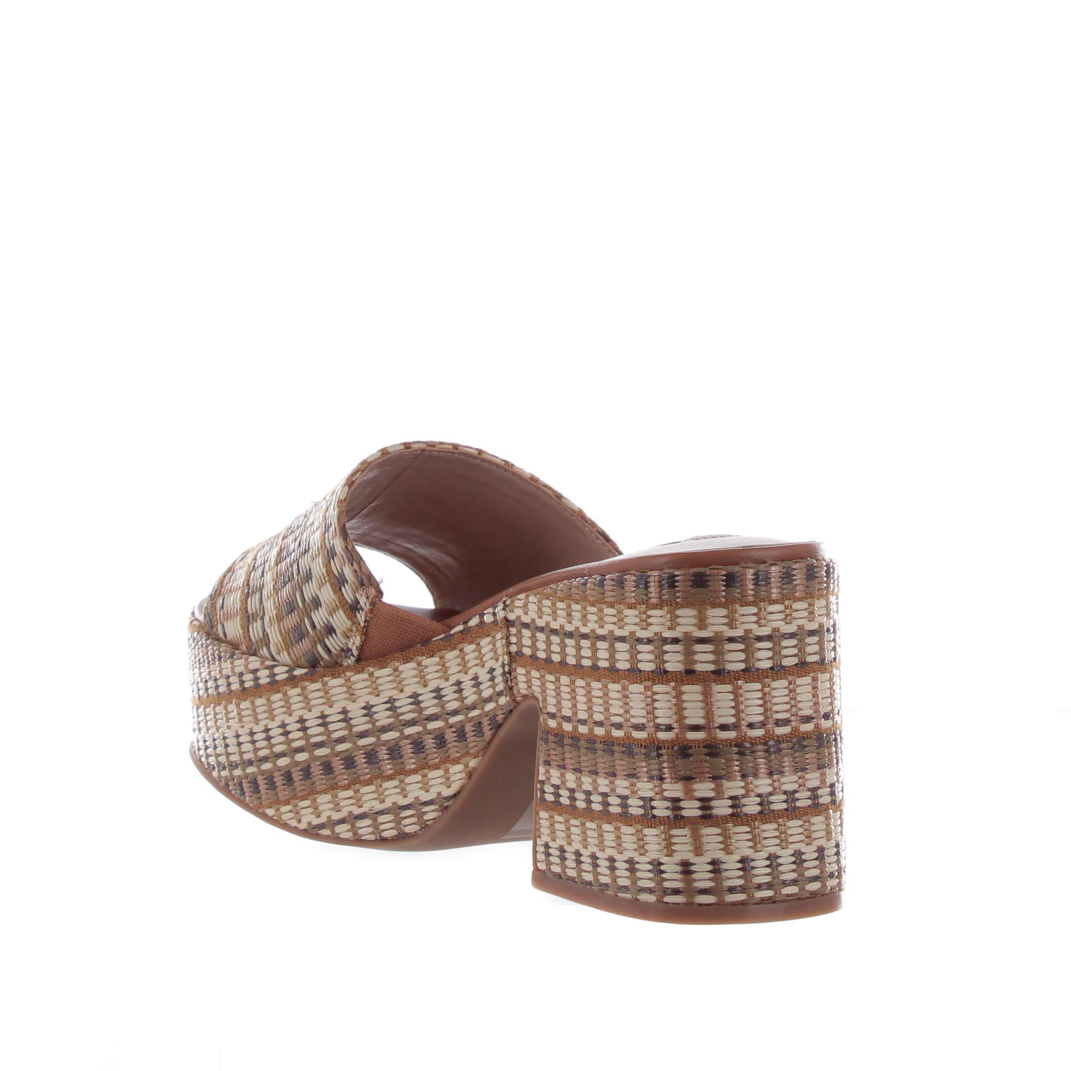 Colors of california sabot platform in rafia da donna