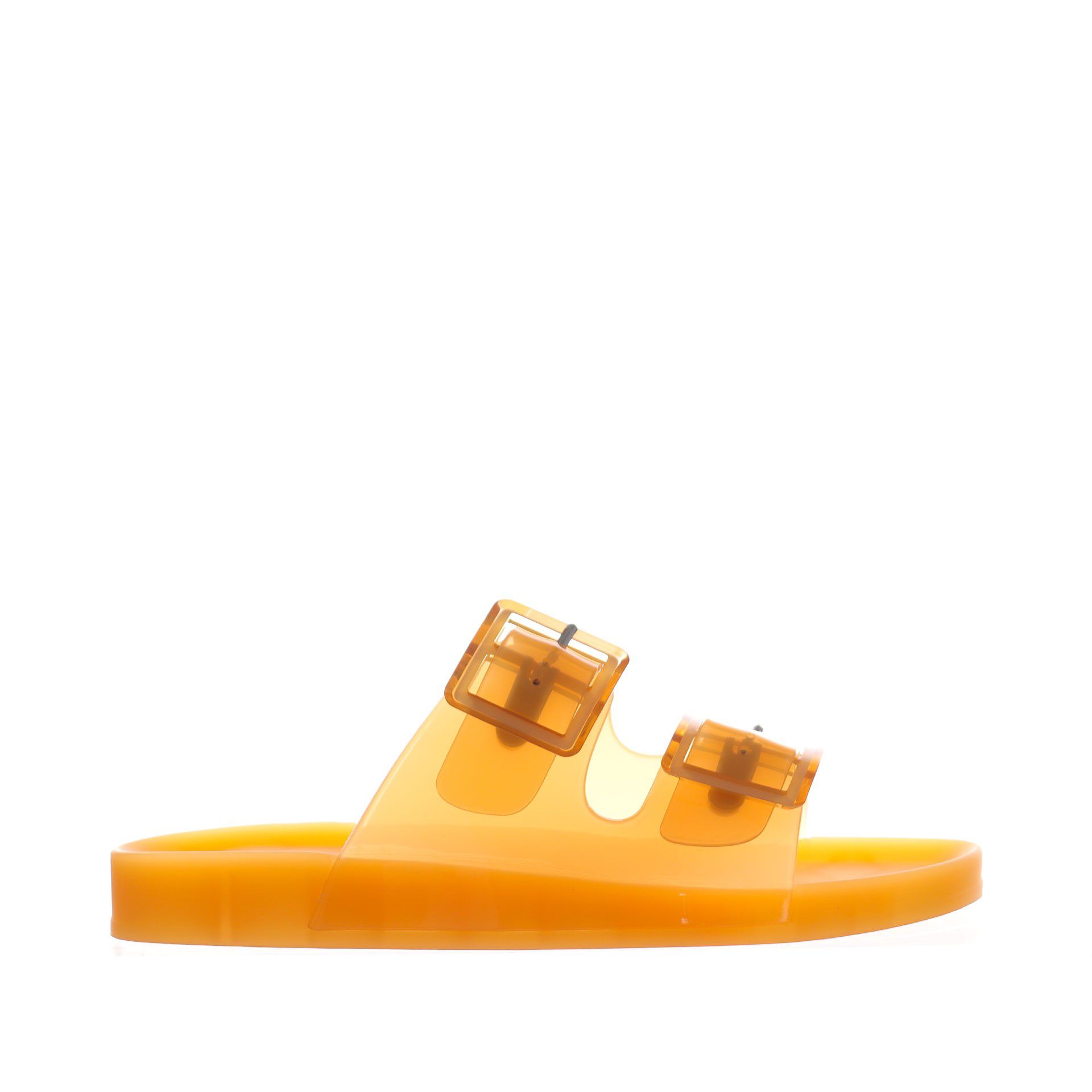 Colors of california sandali ciabatta in pvc con doppia fibbia da donna