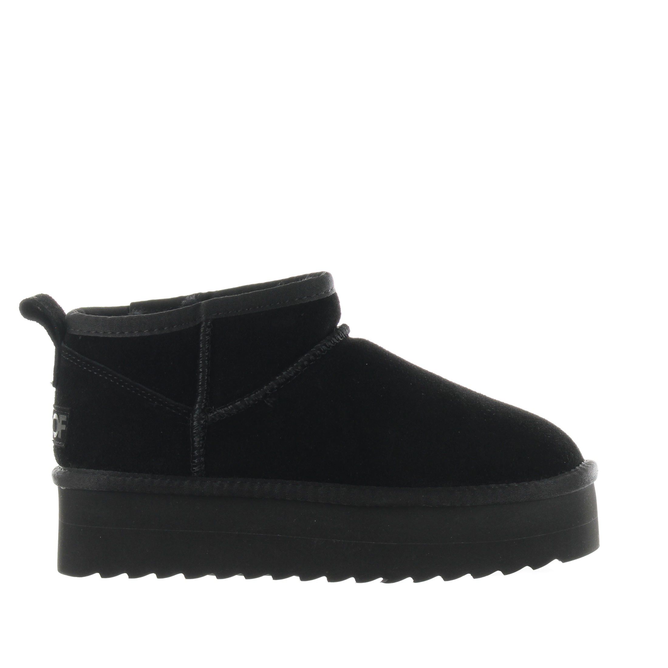 Colors of california stivaletto platform winter boot in camoscio da donna