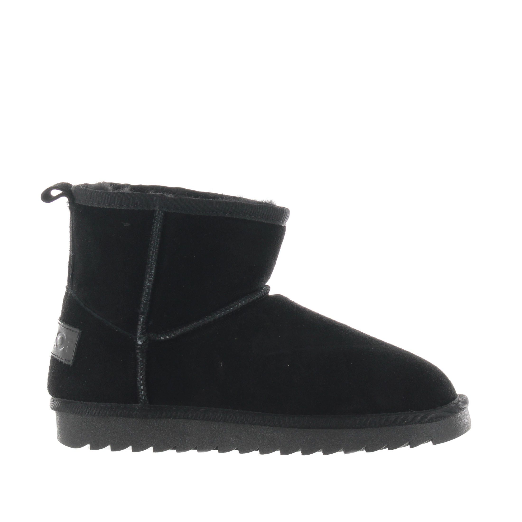 Colors of california stivaletto sheepskin in suede  da donna