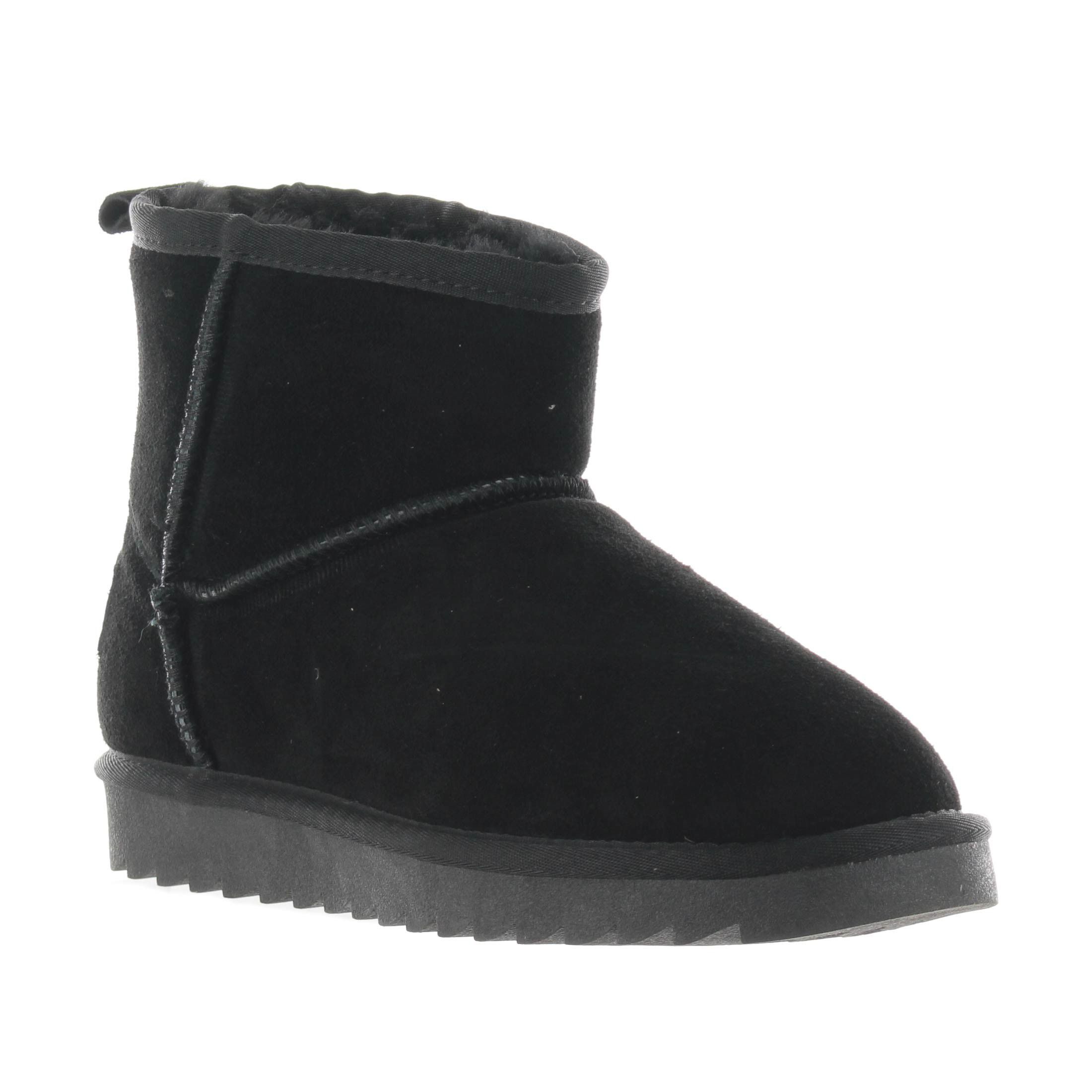 Colors of california stivaletto sheepskin in suede  da donna
