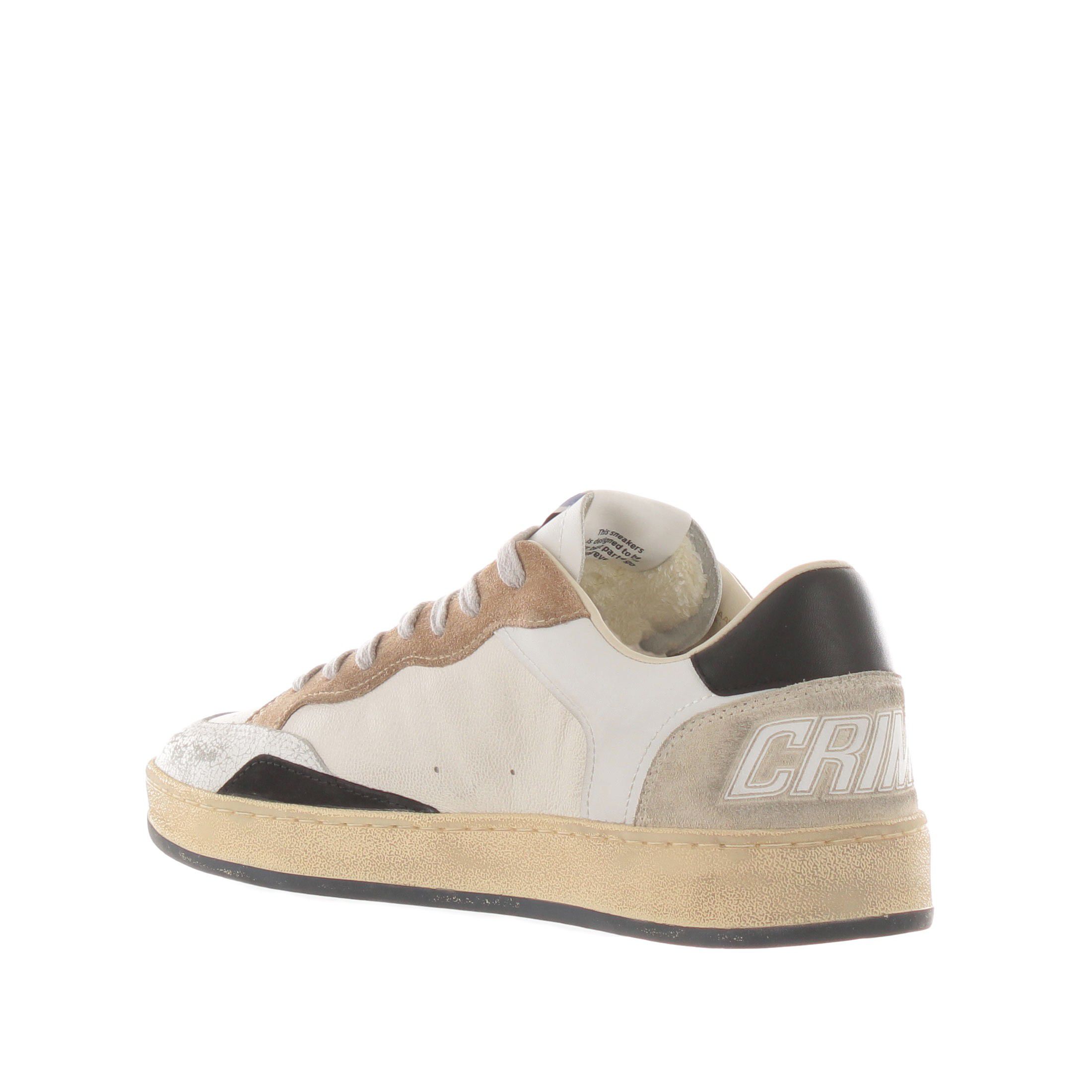 Crime london sneaker chelsea in pelle da uomo