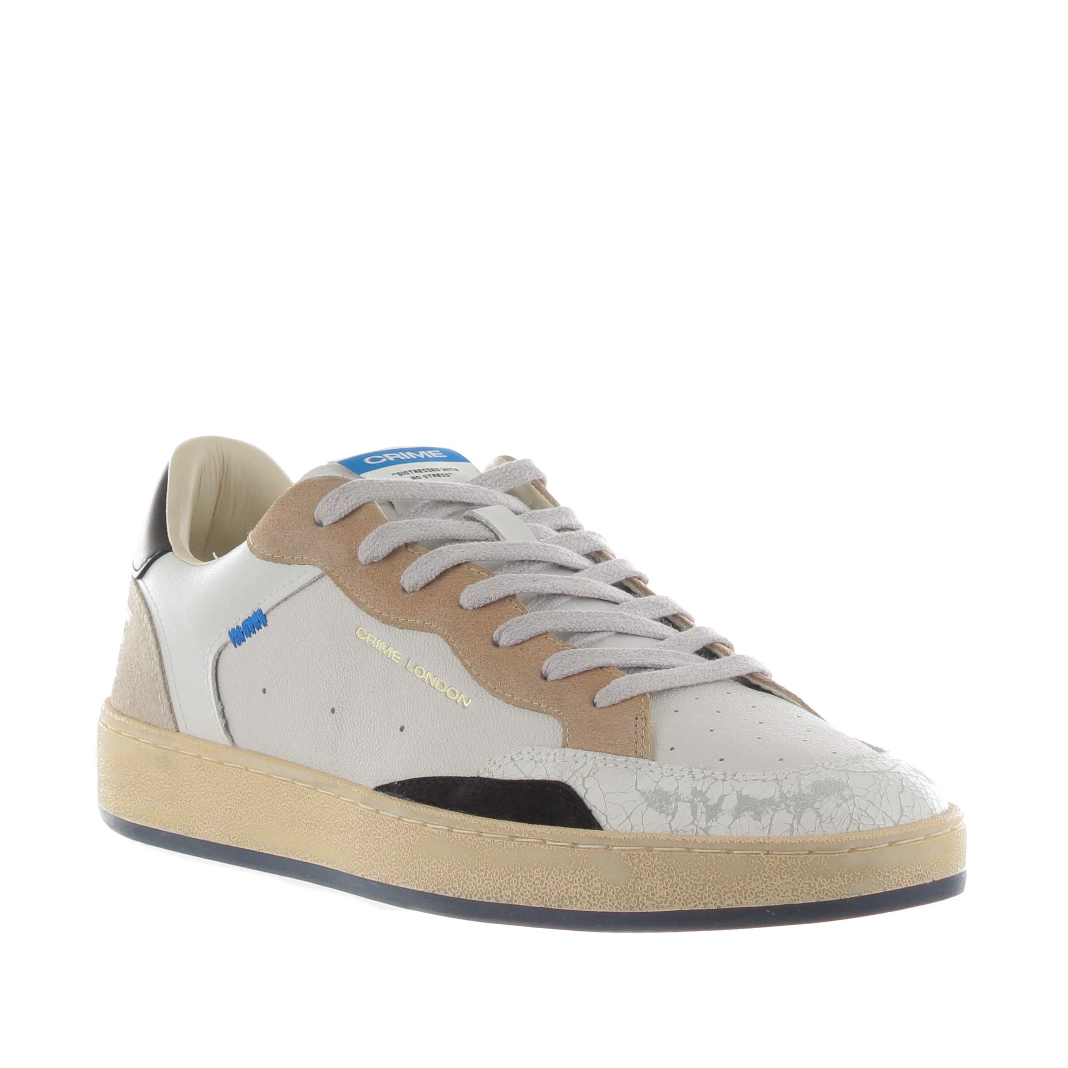 Crime london sneaker chelsea in pelle da uomo