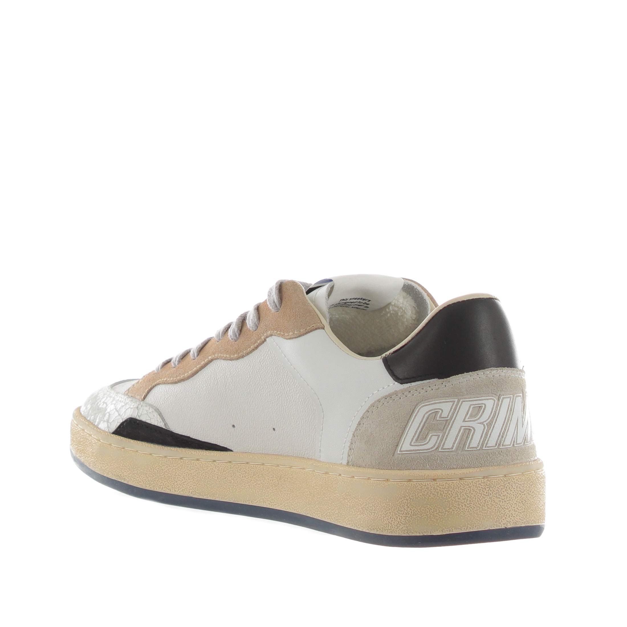 Crime london sneaker chelsea in pelle da uomo