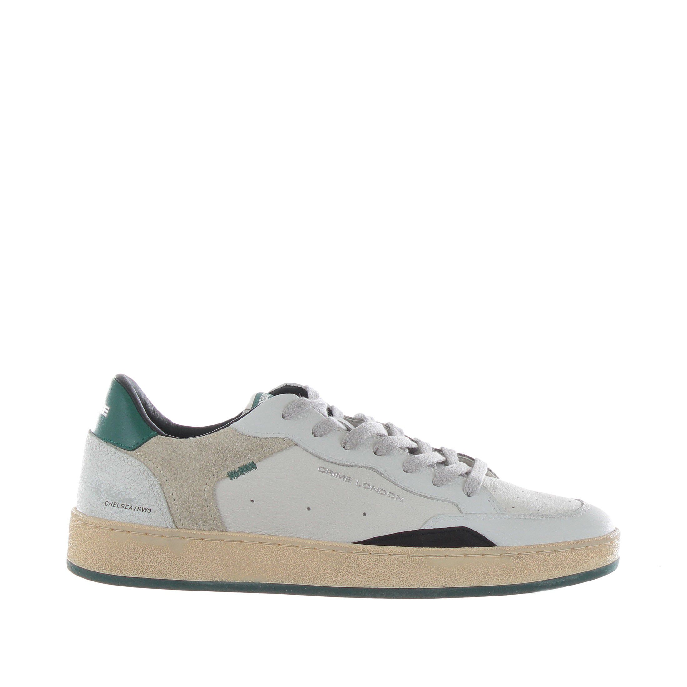 Crime london sneaker chelsea in pelle da uomo