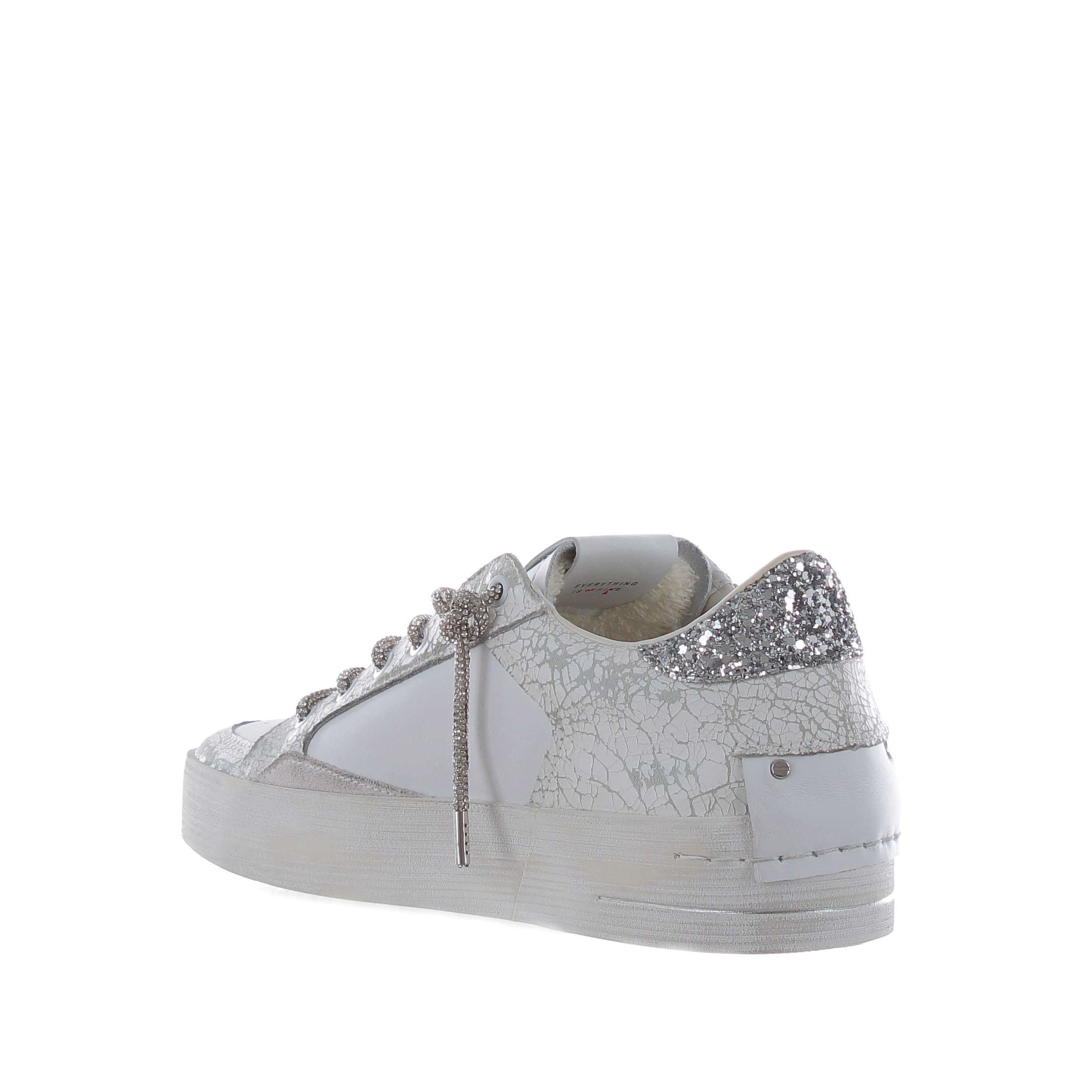 Crime london sneaker sk8 deluxe in pelle  da donna