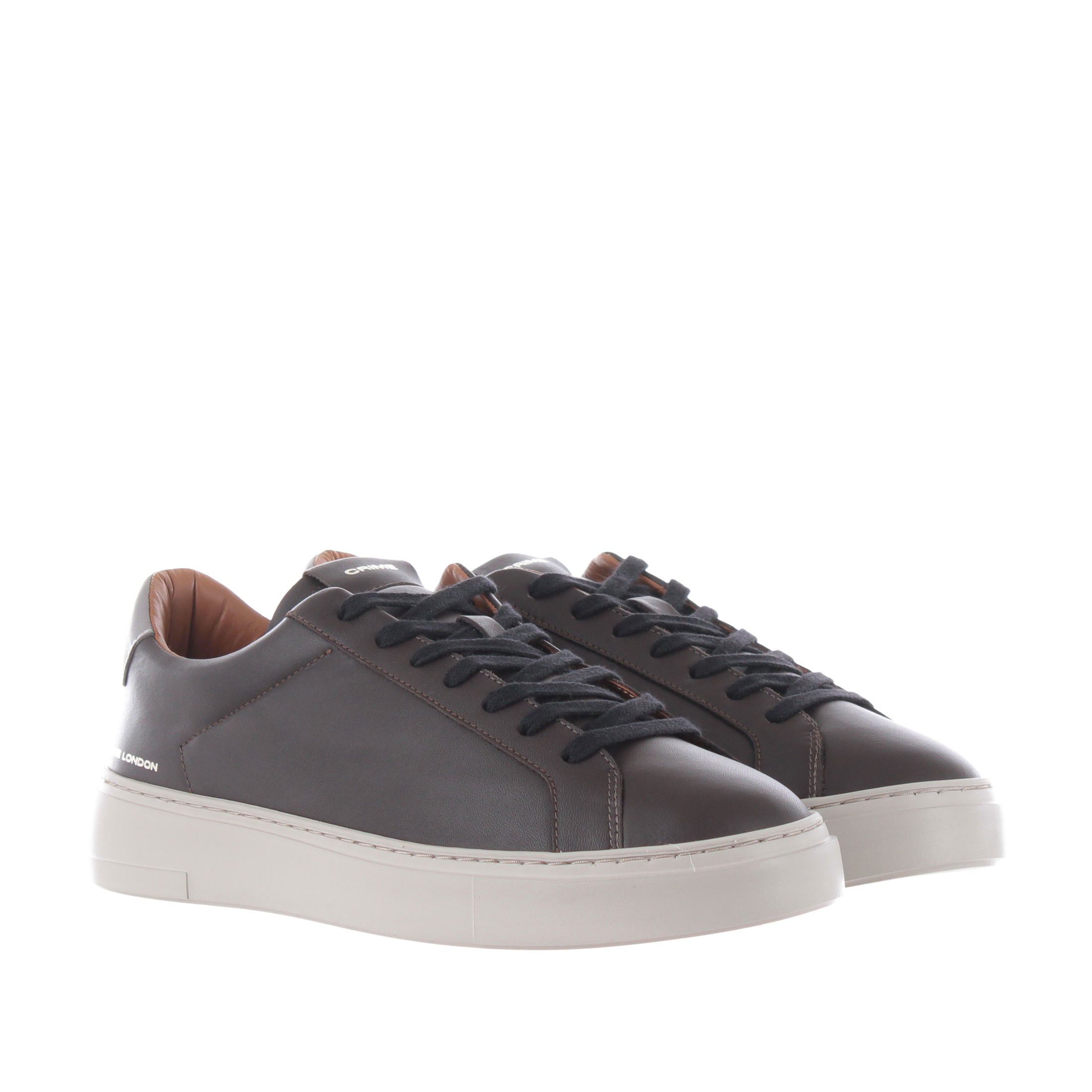 Crime london sneaker weightless low top in pelle  da uomo