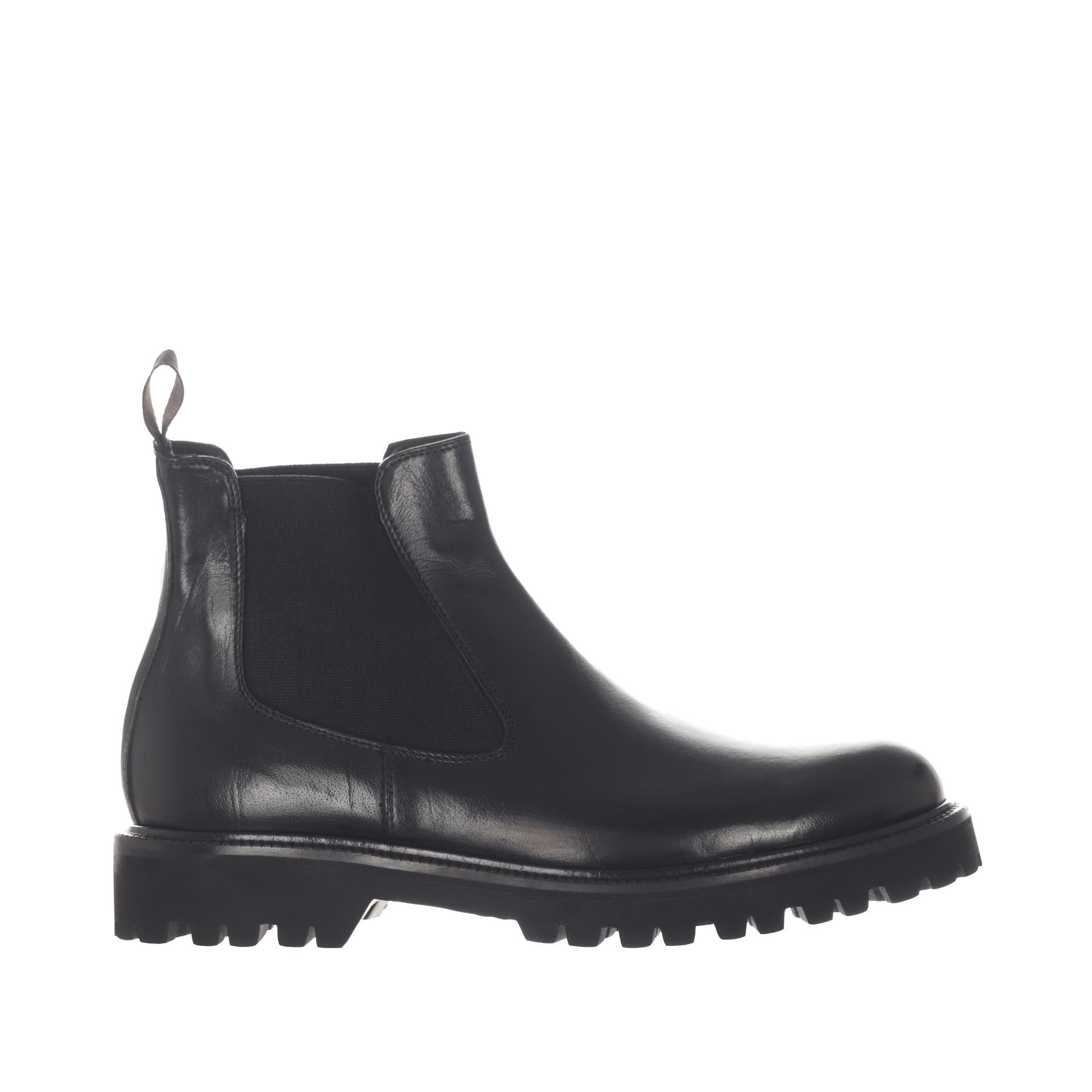 Stivaletto beatles in pelle
