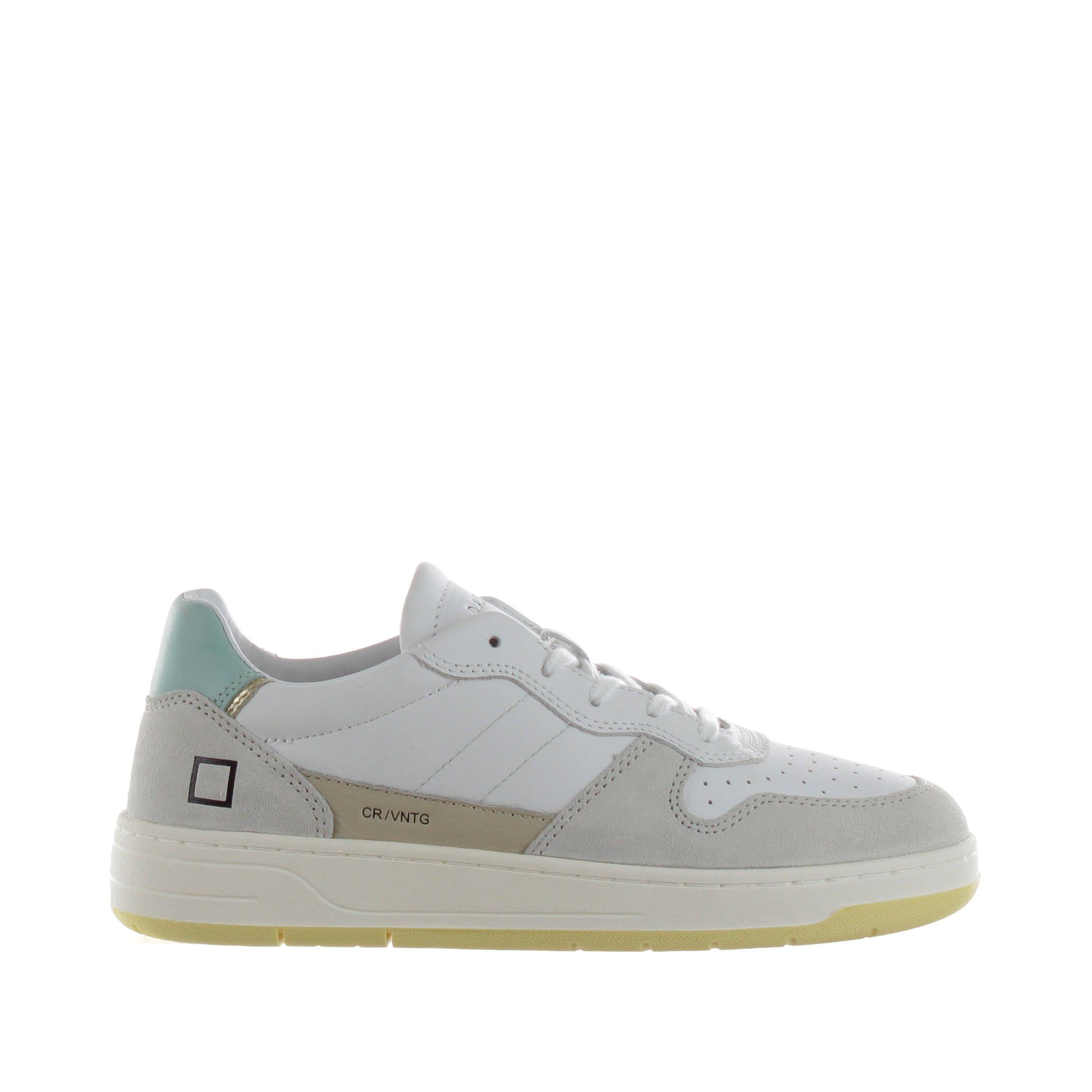 D.a.t.e. sneaker court 2.0 vintage in pelle da donna