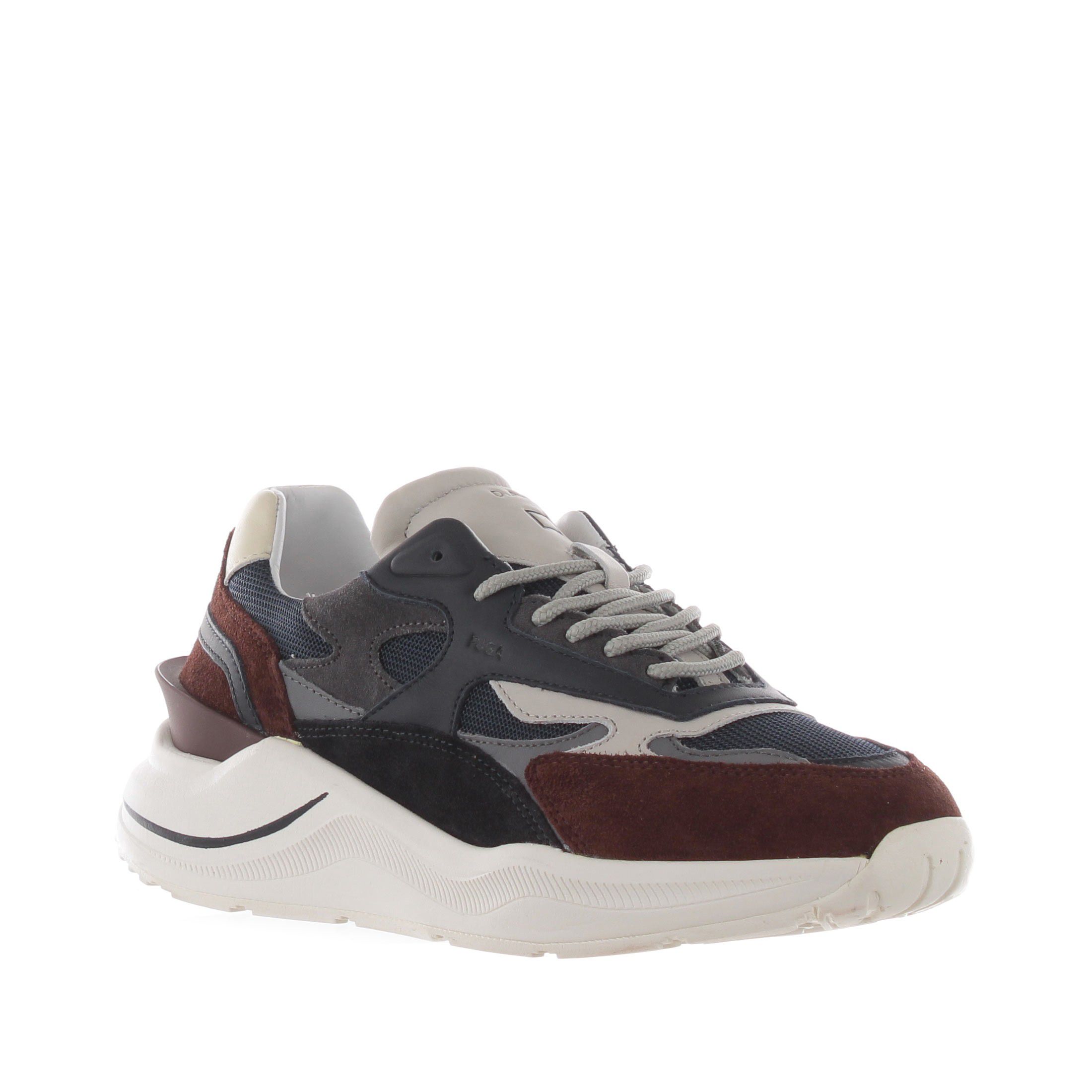 D.a.t.e. sneaker fuga classic in camoscio e mesh da uomo