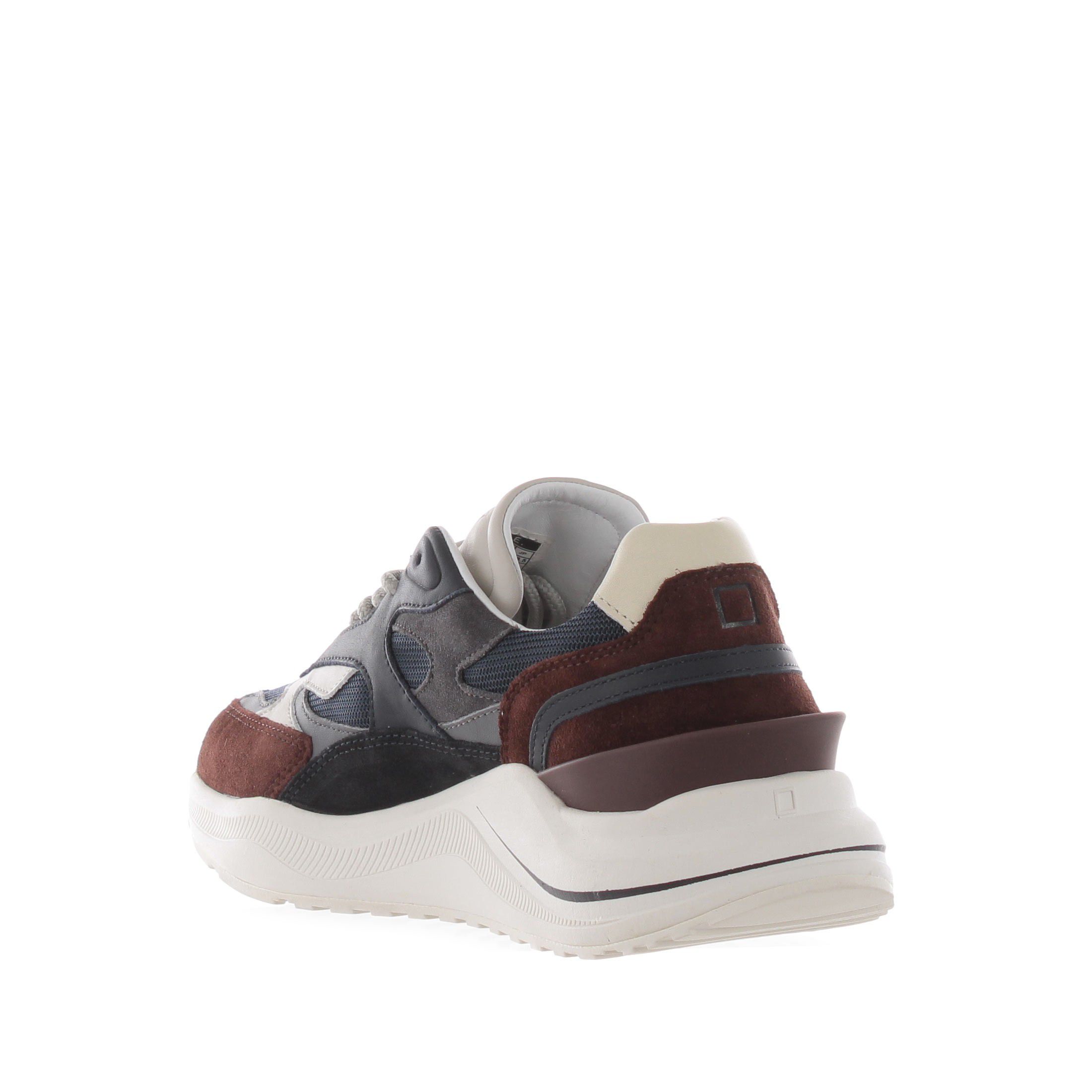 D.a.t.e. sneaker fuga classic in camoscio e mesh da uomo