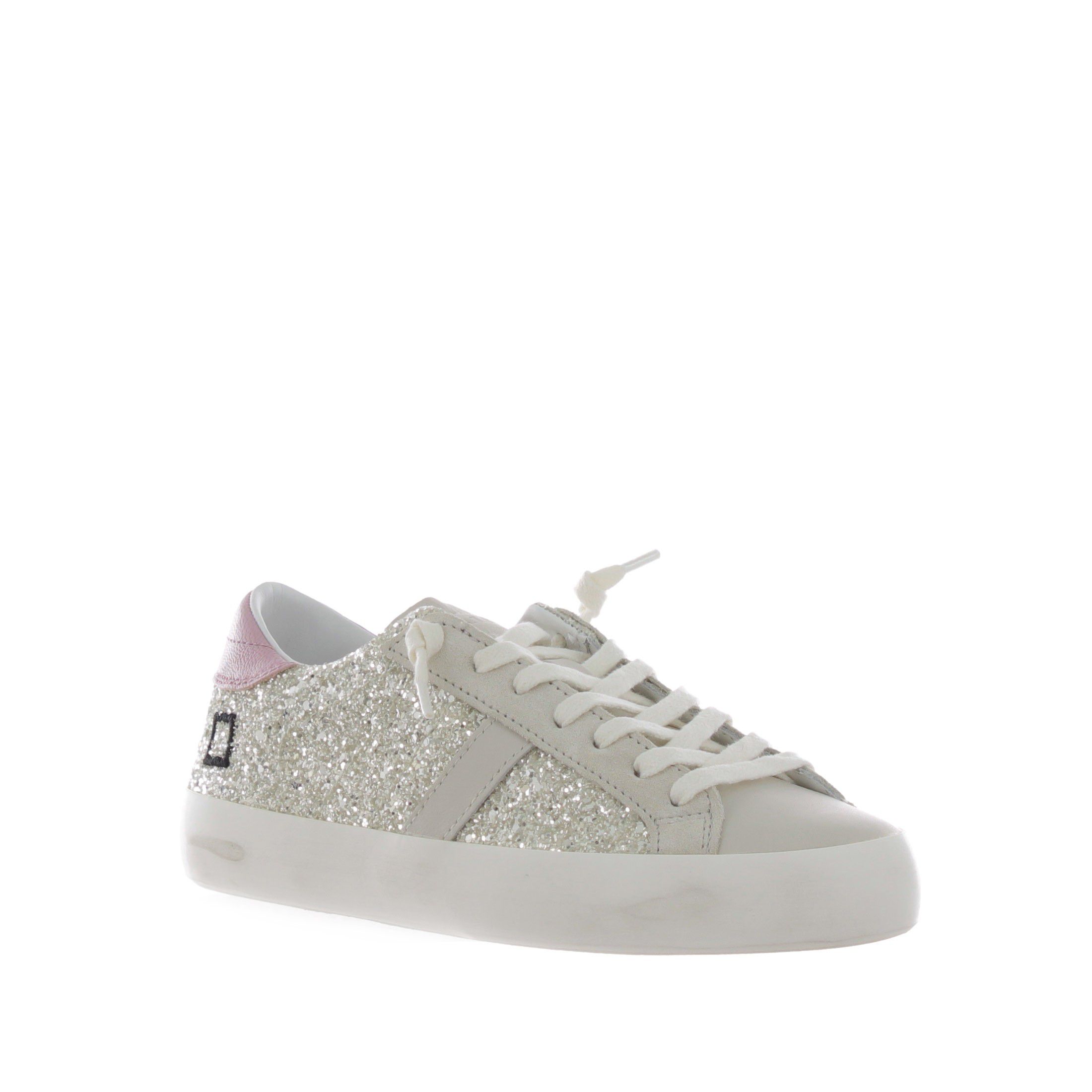 D.a.t.e. sneaker hill low in glitter da donna
