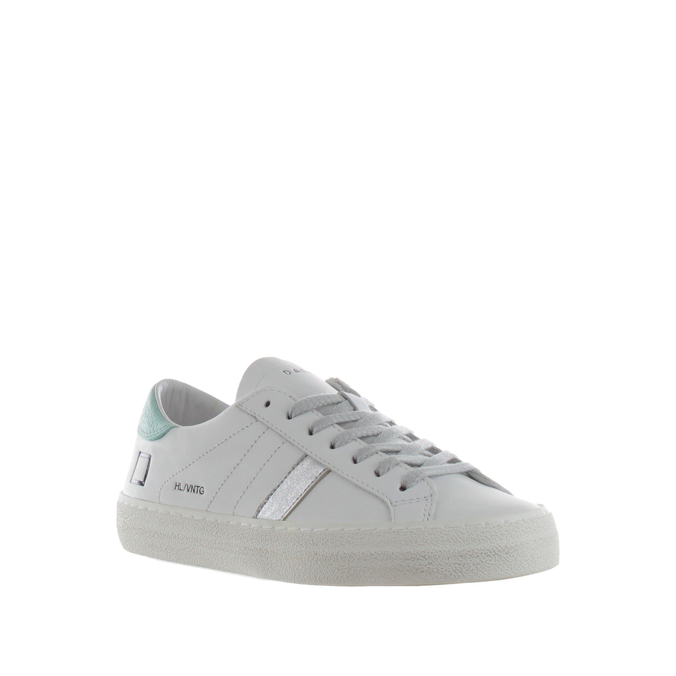 D.a.t.e. sneaker hill low vintage in pelle da donna