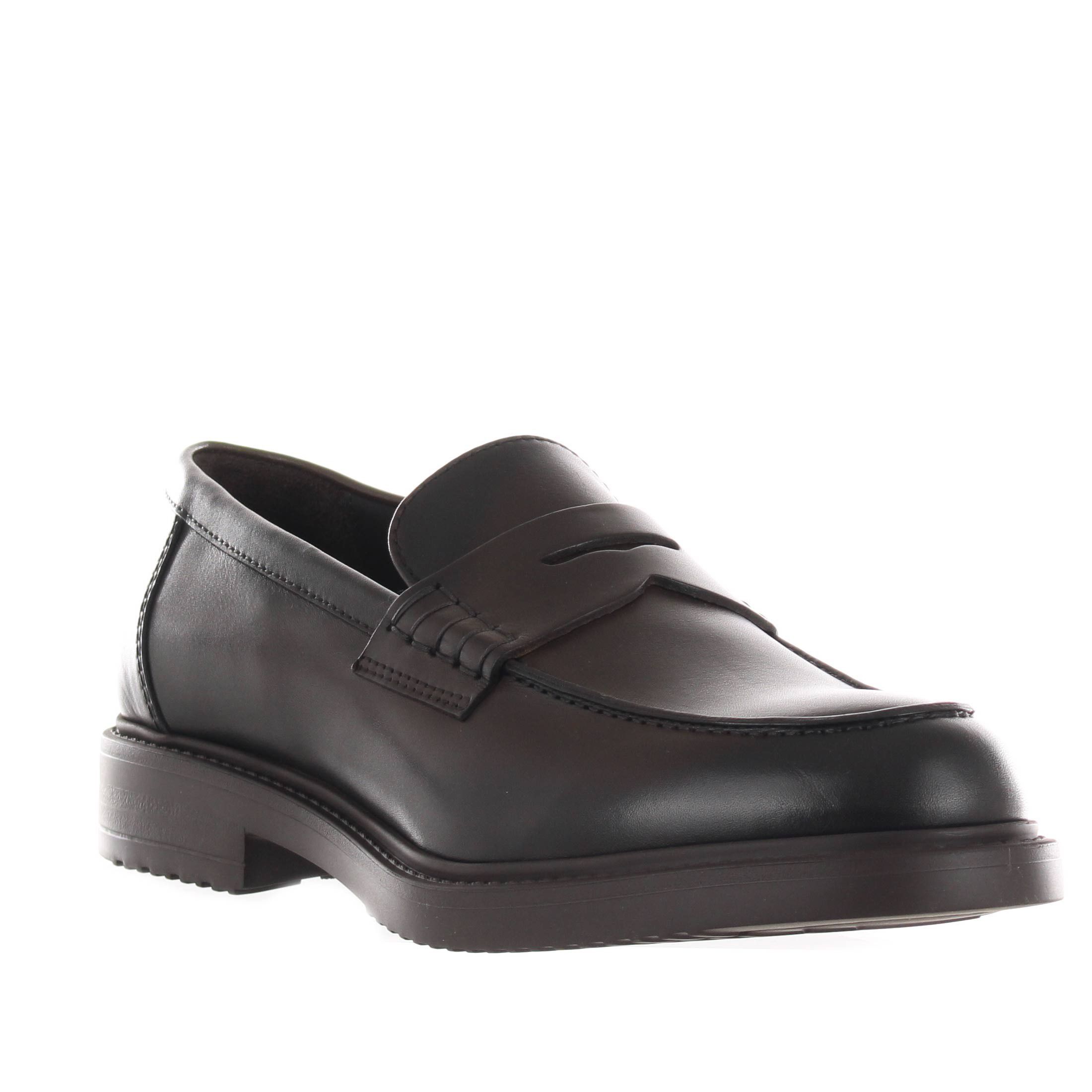 Doucal's mocassino penny nappato da uomo