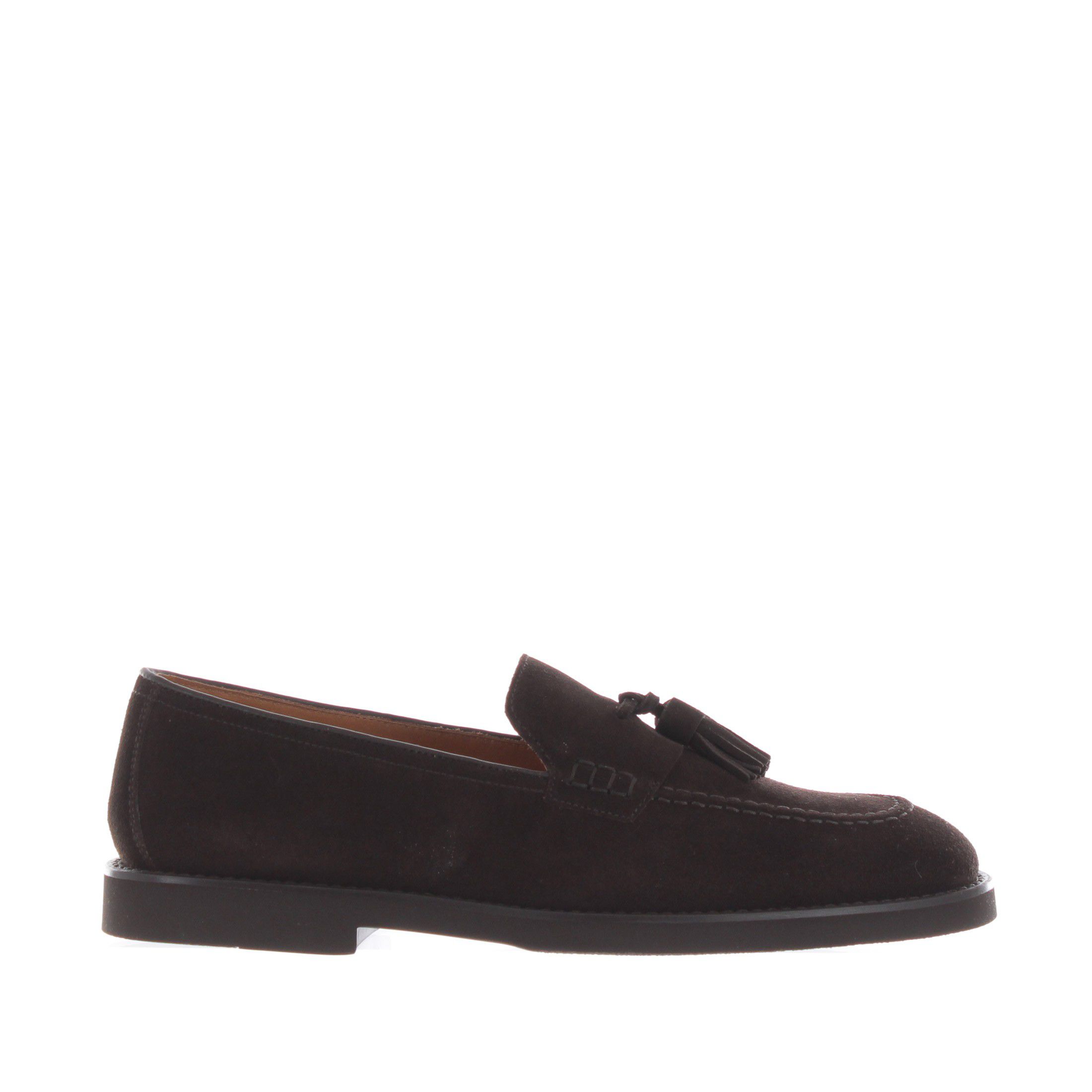 Doucal's mocassino tassel adler con nappine da uomo