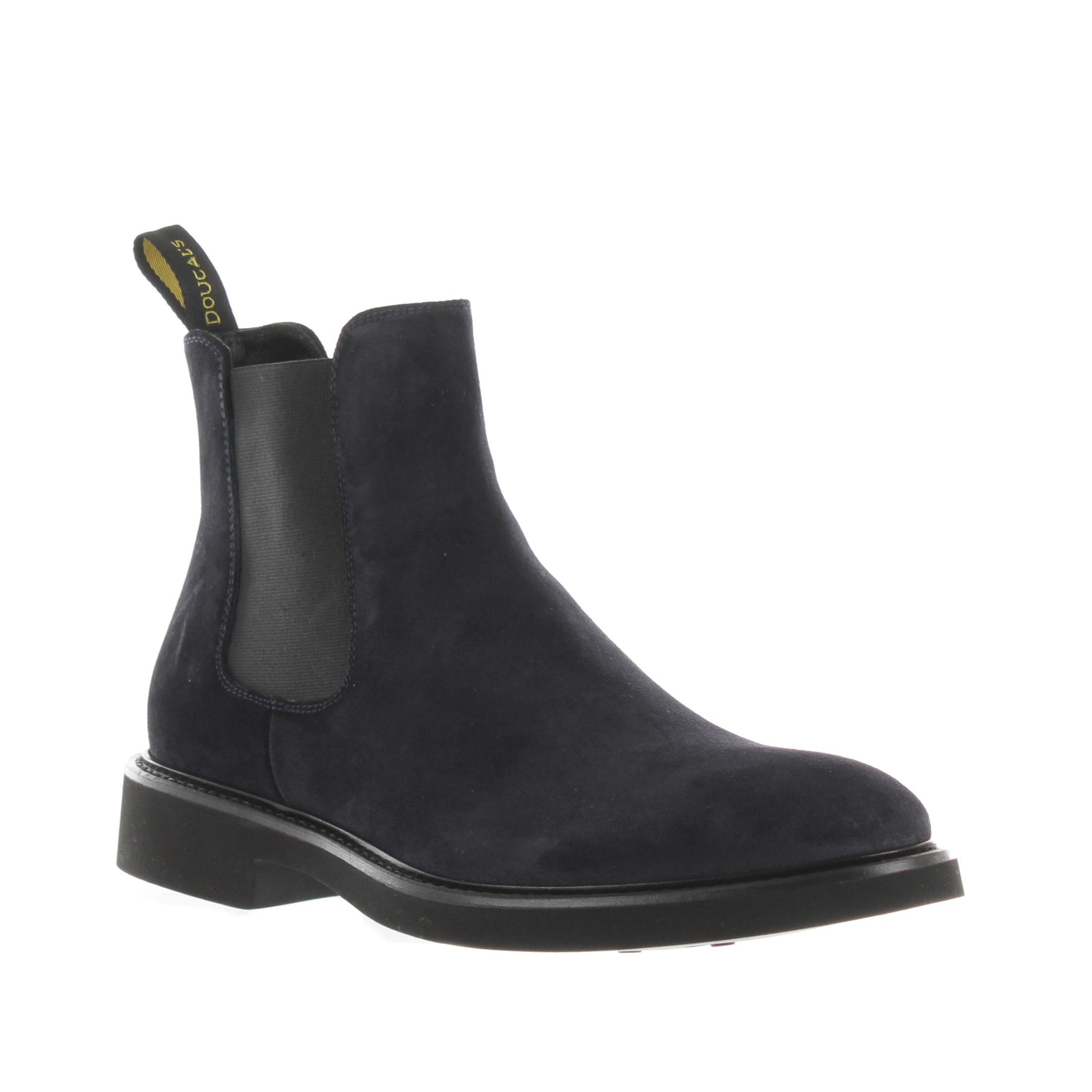 Doucal's stivaletto beatles in camoscio da uomo
