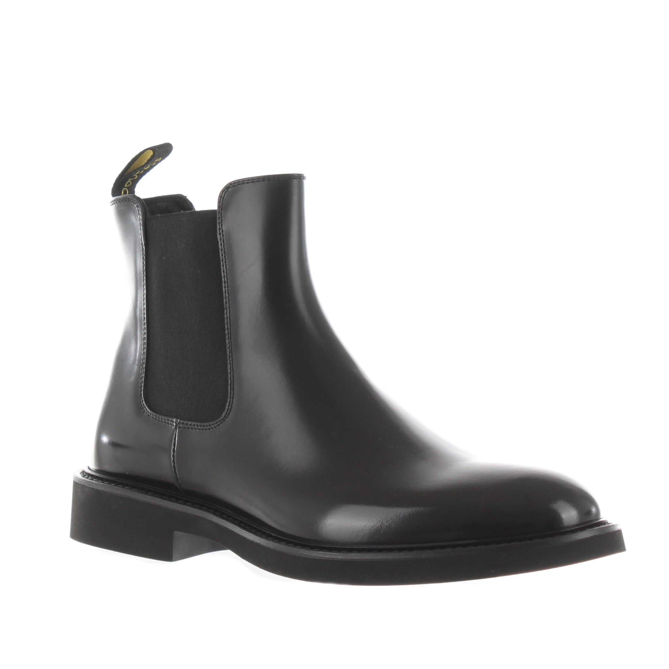 Doucal's stivaletto beatles in pelle semilucida da uomo