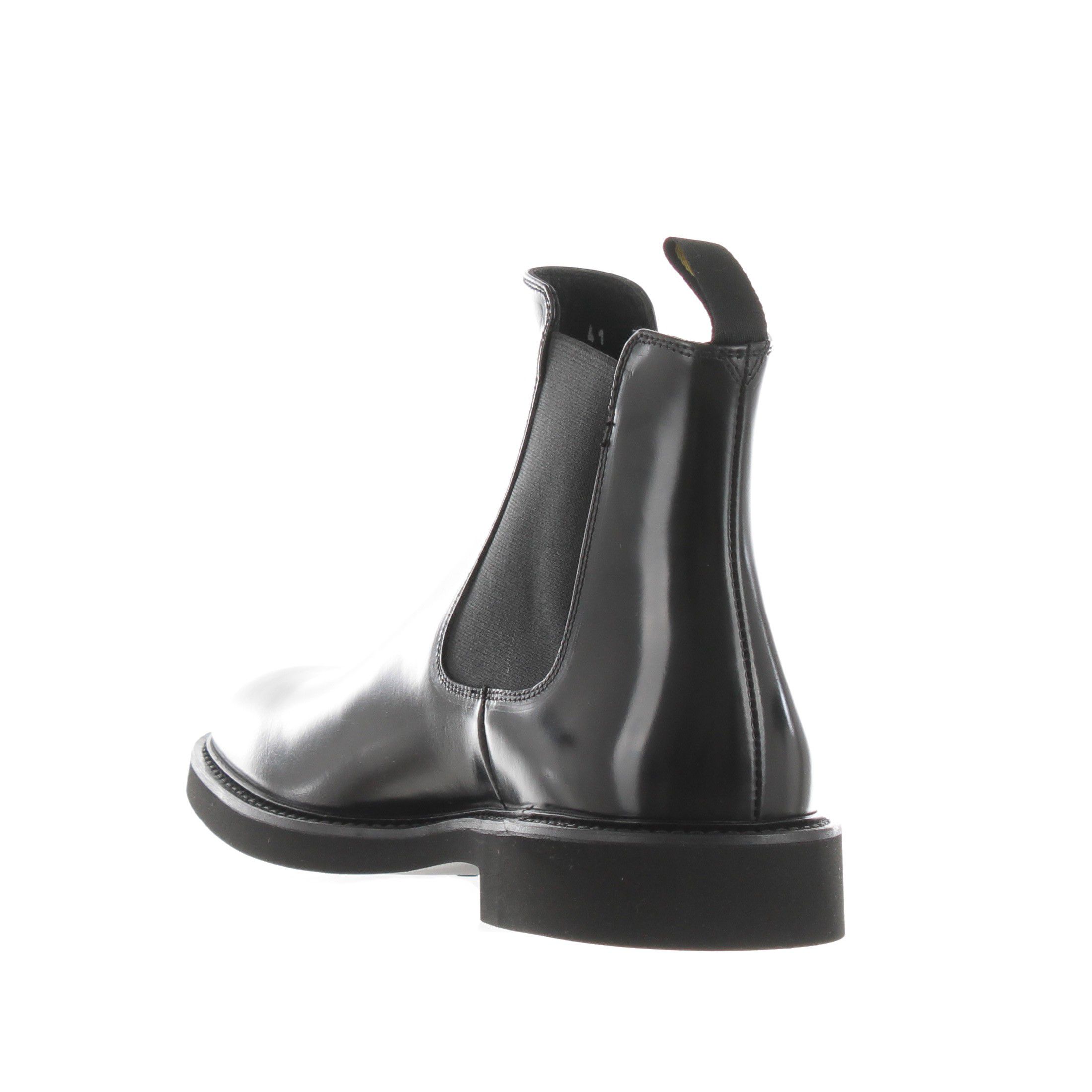 Doucal's stivaletto beatles in pelle semilucida da uomo