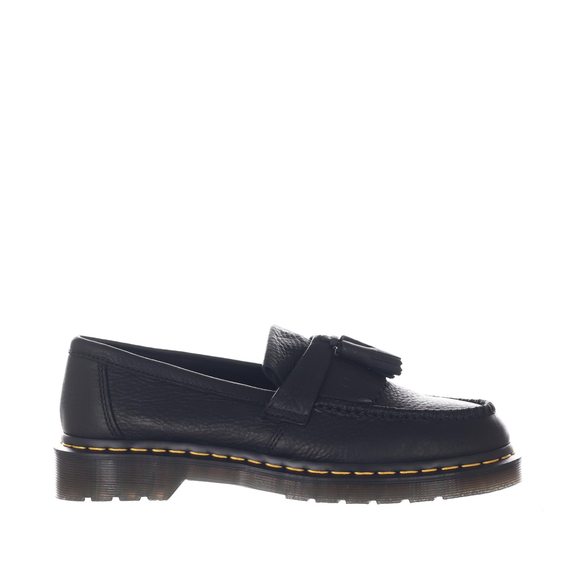 Dr. martens mocassino adrian in pelle ambassador con nappine da uomo