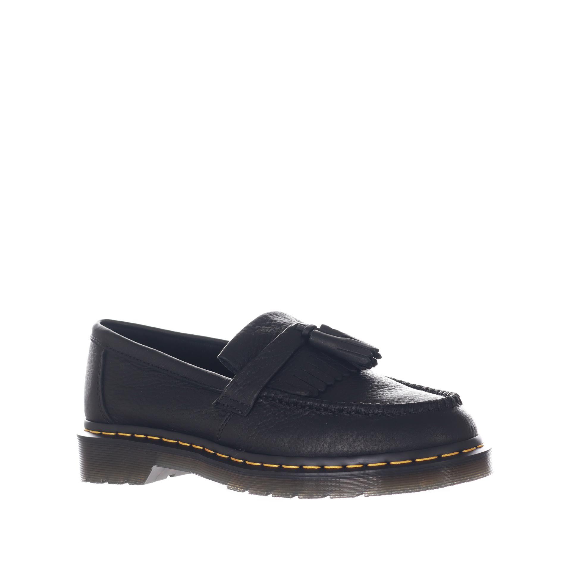 Dr. martens mocassino adrian in pelle ambassador con nappine da uomo